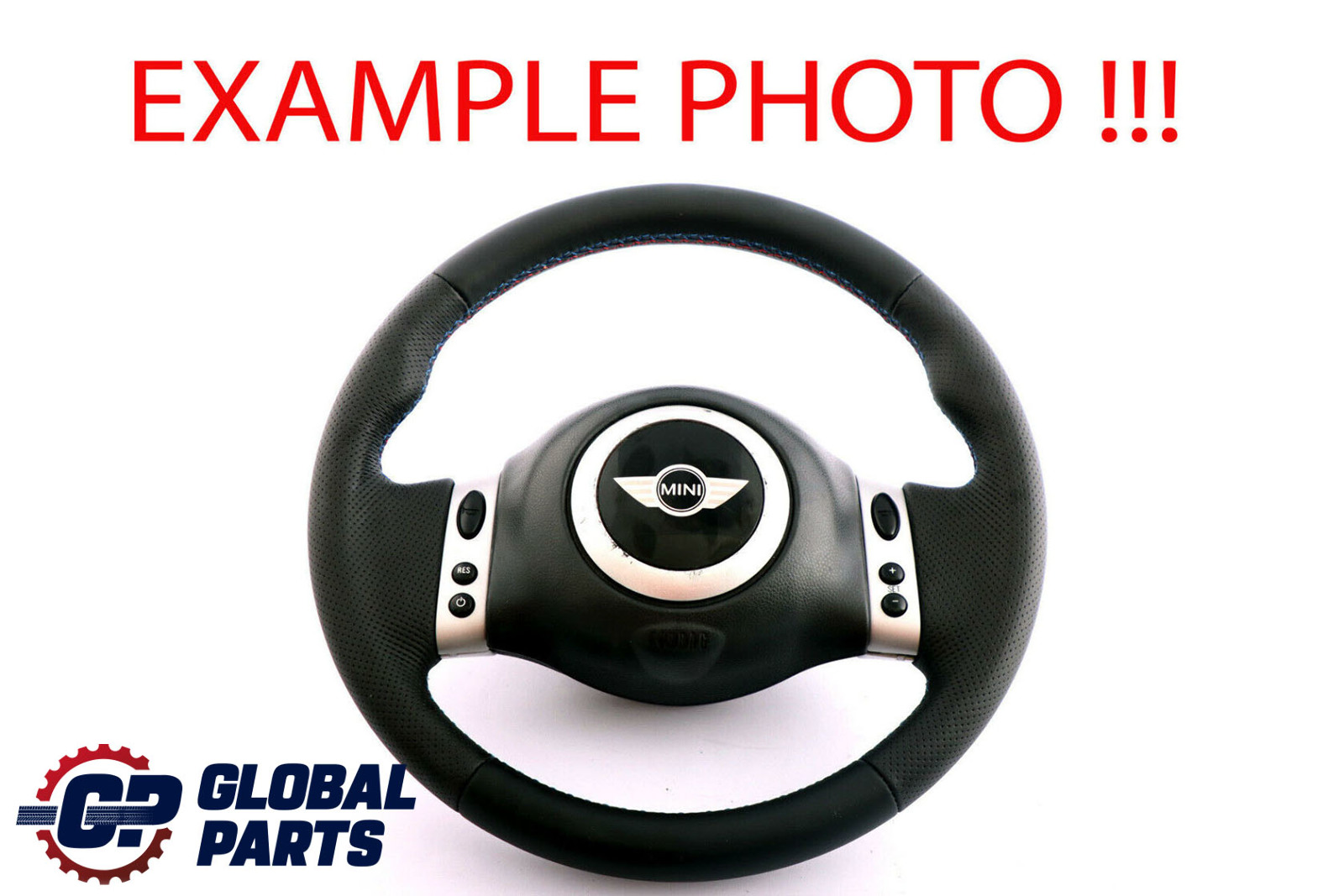 Mini Cooper R50 R52 NEW Black Leather Steering Wheel Multifunctional