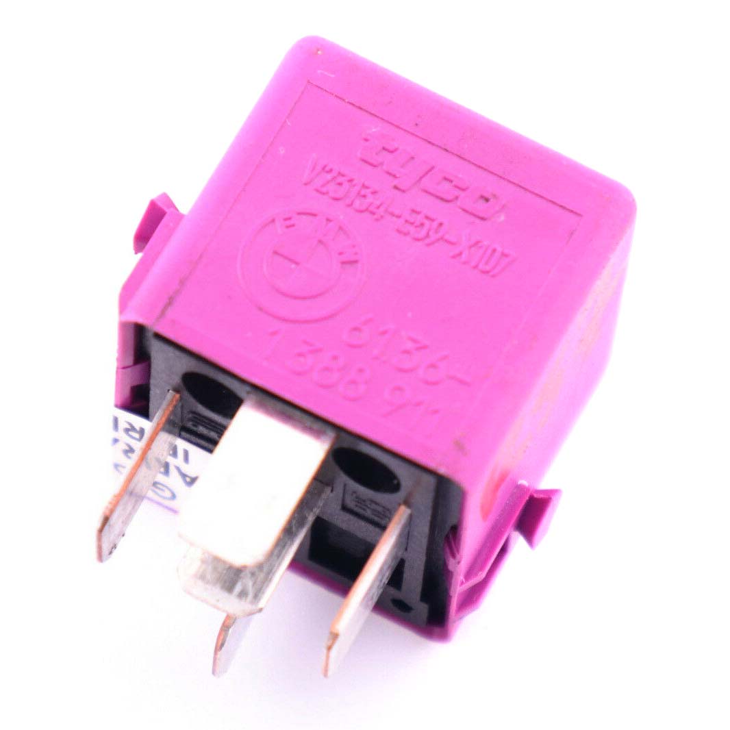 BMW E36 E38 E21 E85 R52 R57 Change-Over Contact Relay Violet 1388911