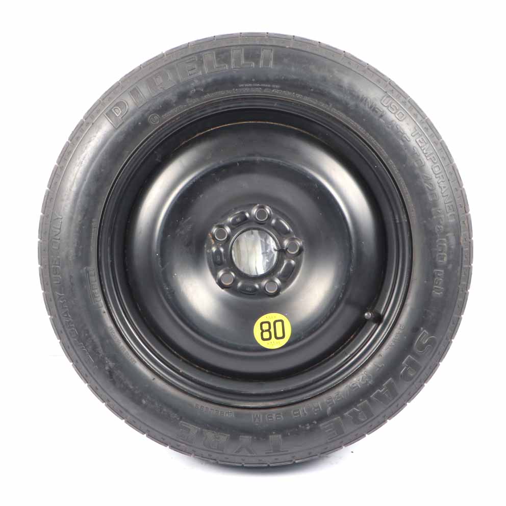 Volvo S40 Black Spare Wheel Rim Steel R16 Tyre 125/85 1S71MH-06300