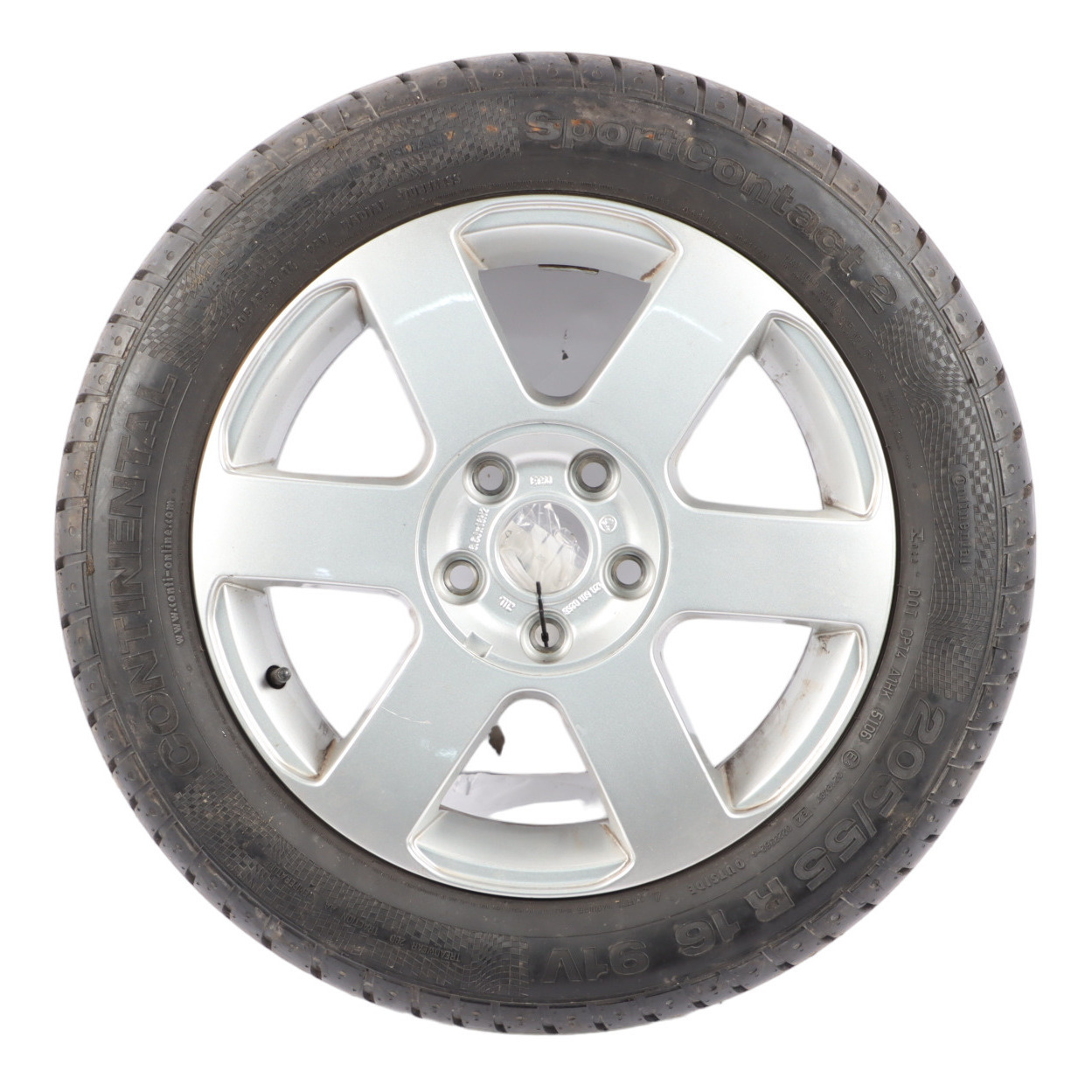 Skoda Octavia II VEGA Alloy Wheel 6,5J R16 ET 50 1Z0601025B