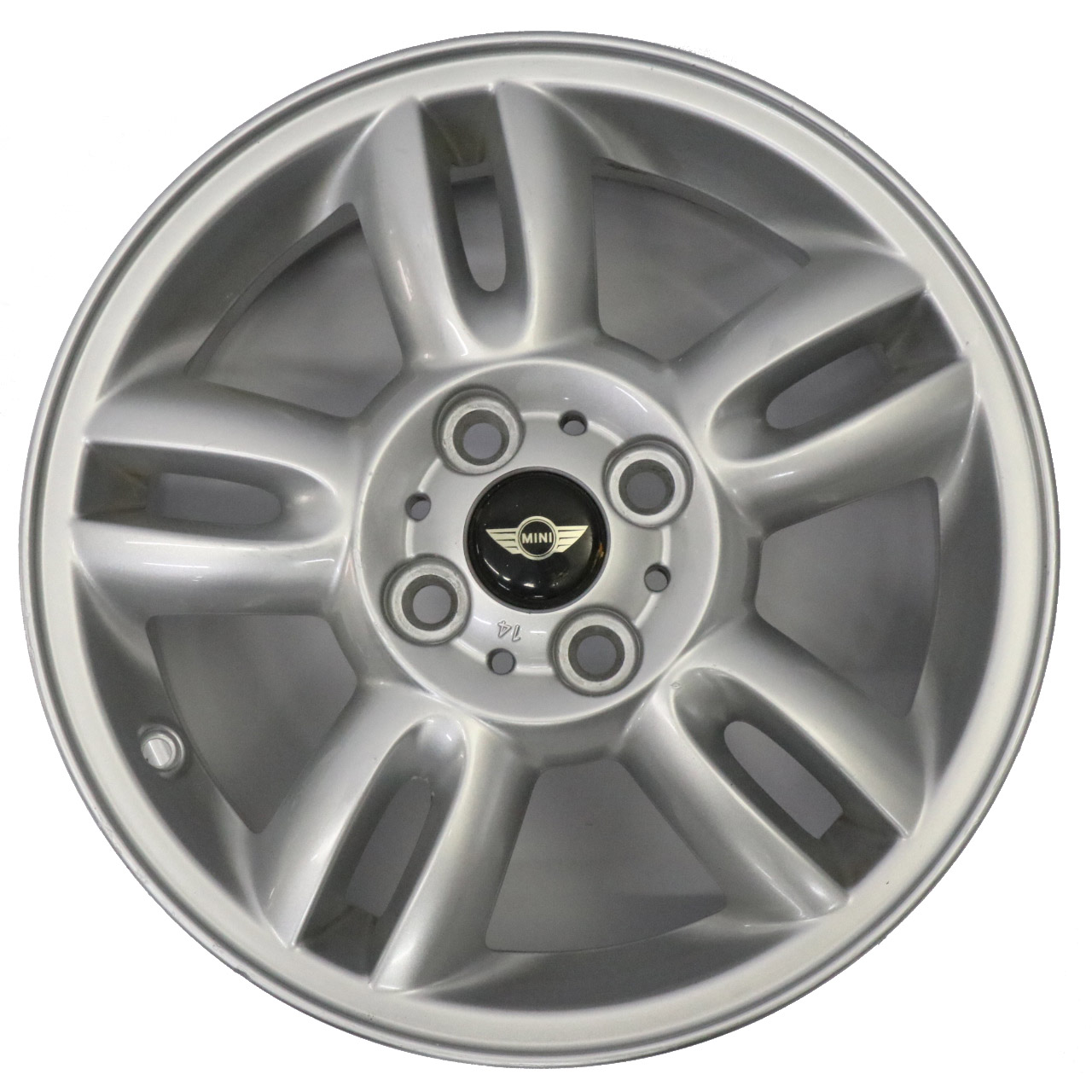 Mini Cooper R55 R56 Silver Wheel Alloy Rim 15" ET:45 5,5J 5-Star Twin Spoke 118