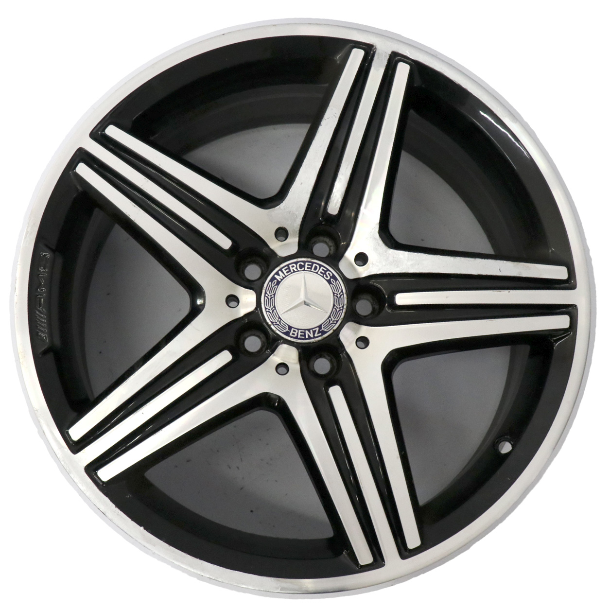 Mercedes W176 AMG Wheel Alloy Rim 18" 5 Double Spoke ET:48 8J A1764010402