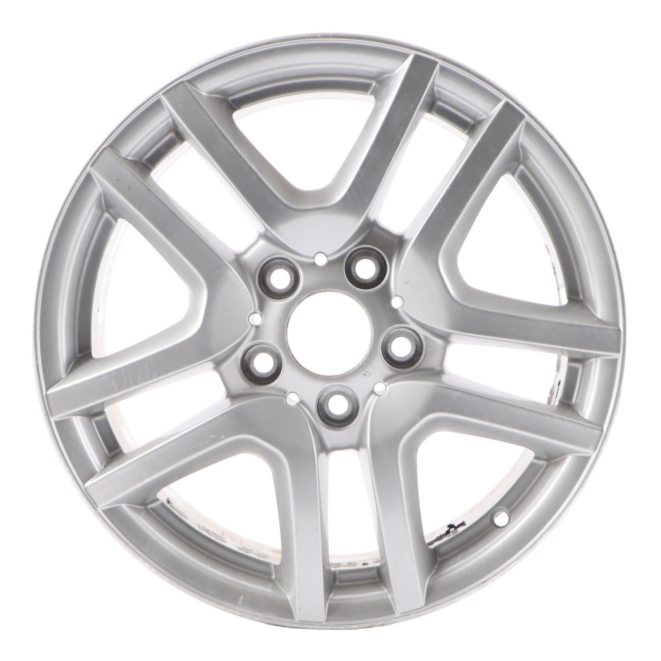 BMW X5 E53 Silver Light Alloy Wheel Rim V spoke 130 17" 7,5J ET:40 6761929