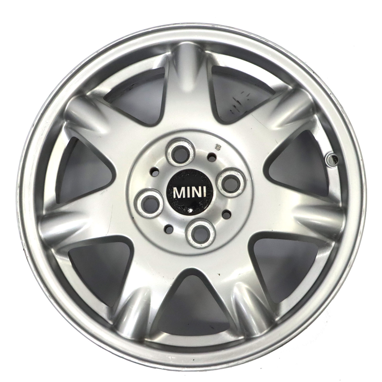 Mini Cooper R50 R55 R56 Silver Wheel Alloy Rim 15" 5,5J ET:45 Delta Spoke 96