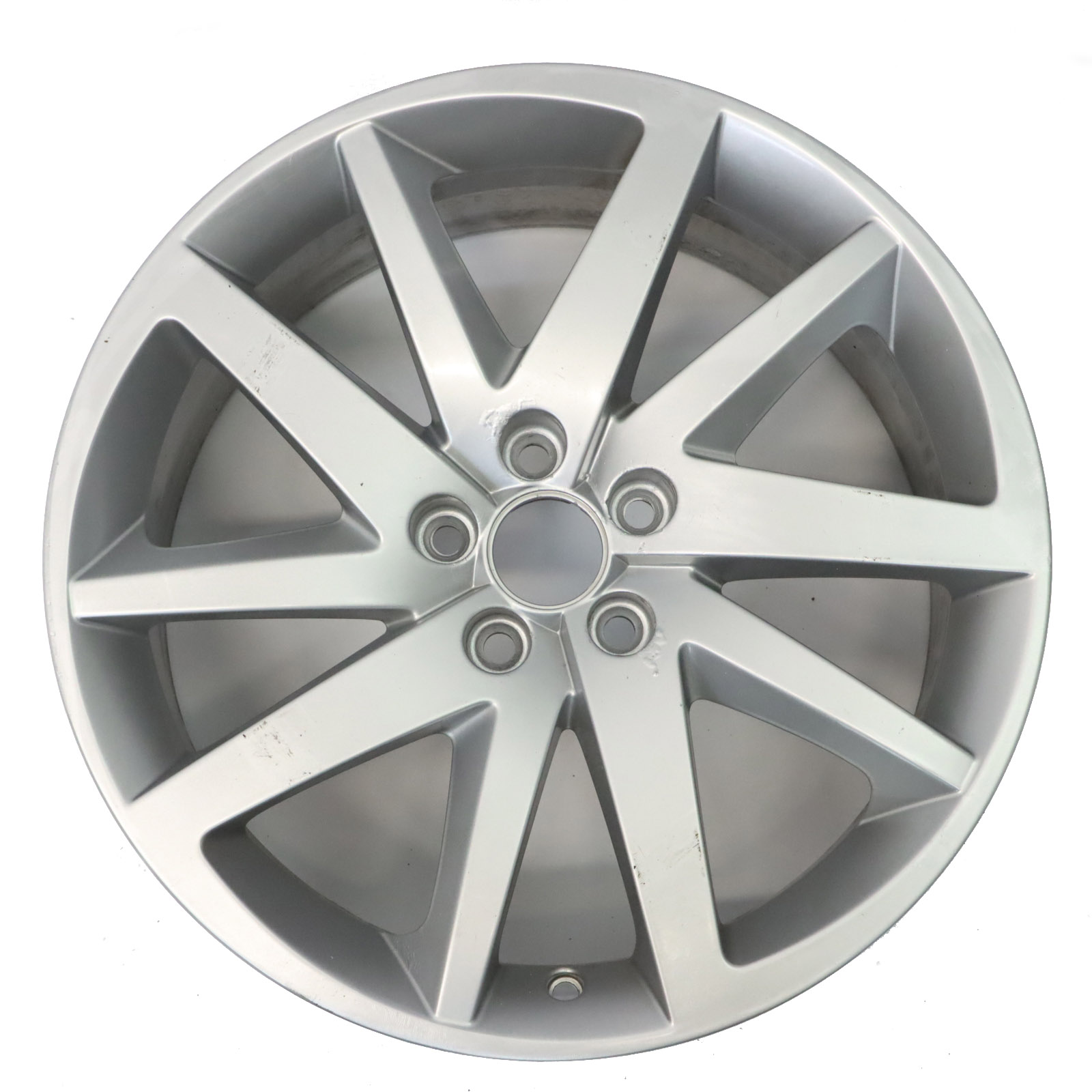 Seat Ibiza Mk4 6J Silver Wheel Alloy 17" 10 Spoke 7J ET:43 6J0601025P