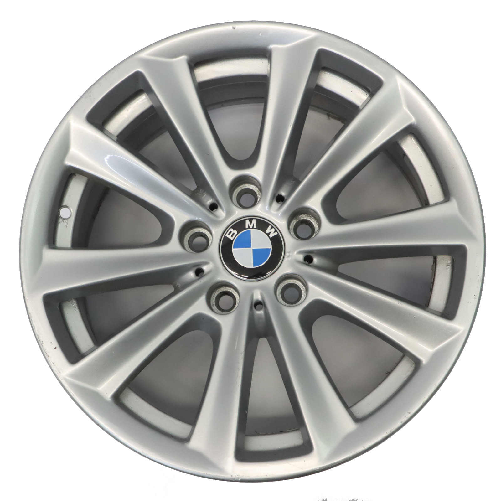 BMW F10 F11 F12 Silver Alloy Wheel Rim 17" V Spoke 236 8J ET:30 6780720