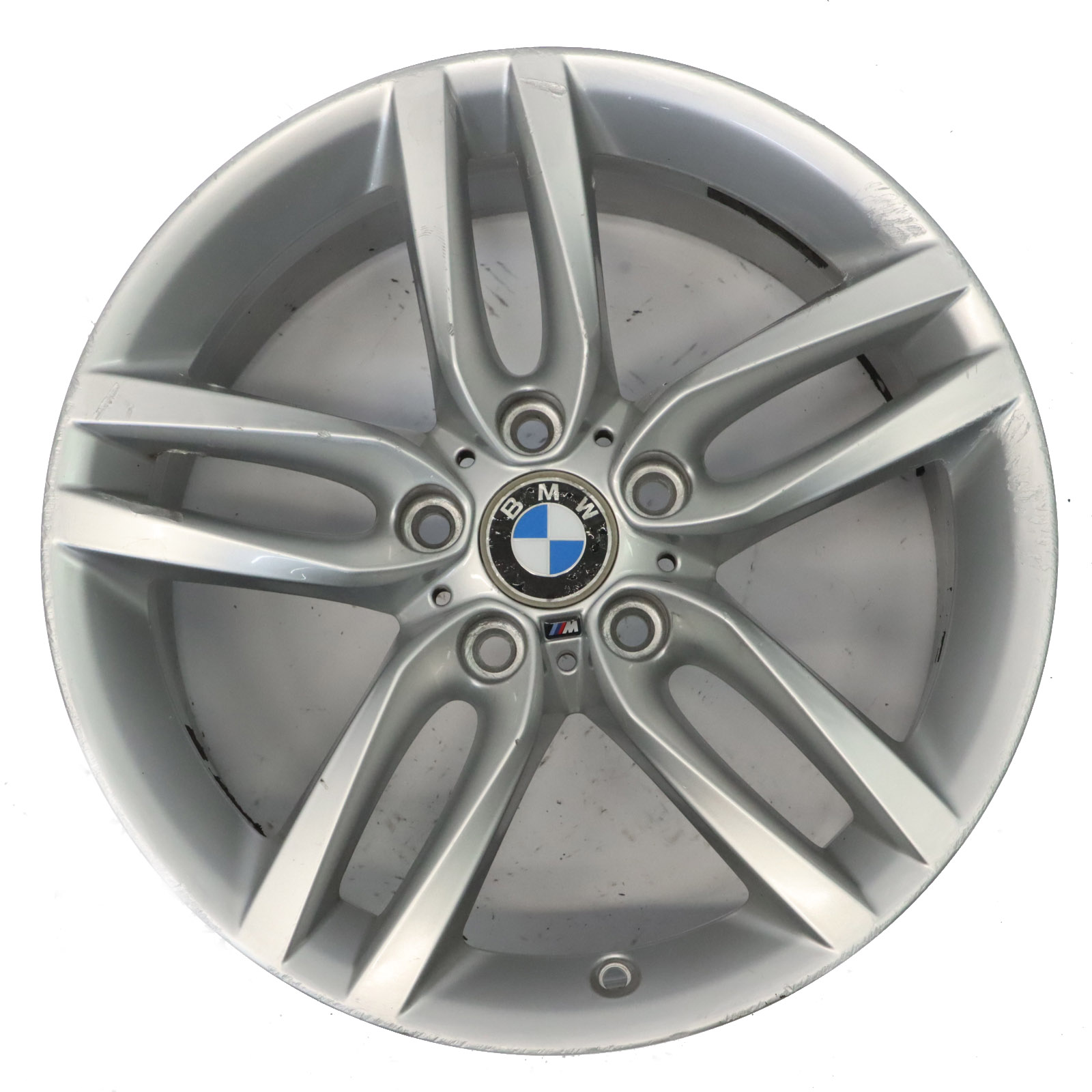 BMW F20 F21 Silver Alloy Wheel Rim 18" 7,5J ET:45 M Double Spoke 461 7846784