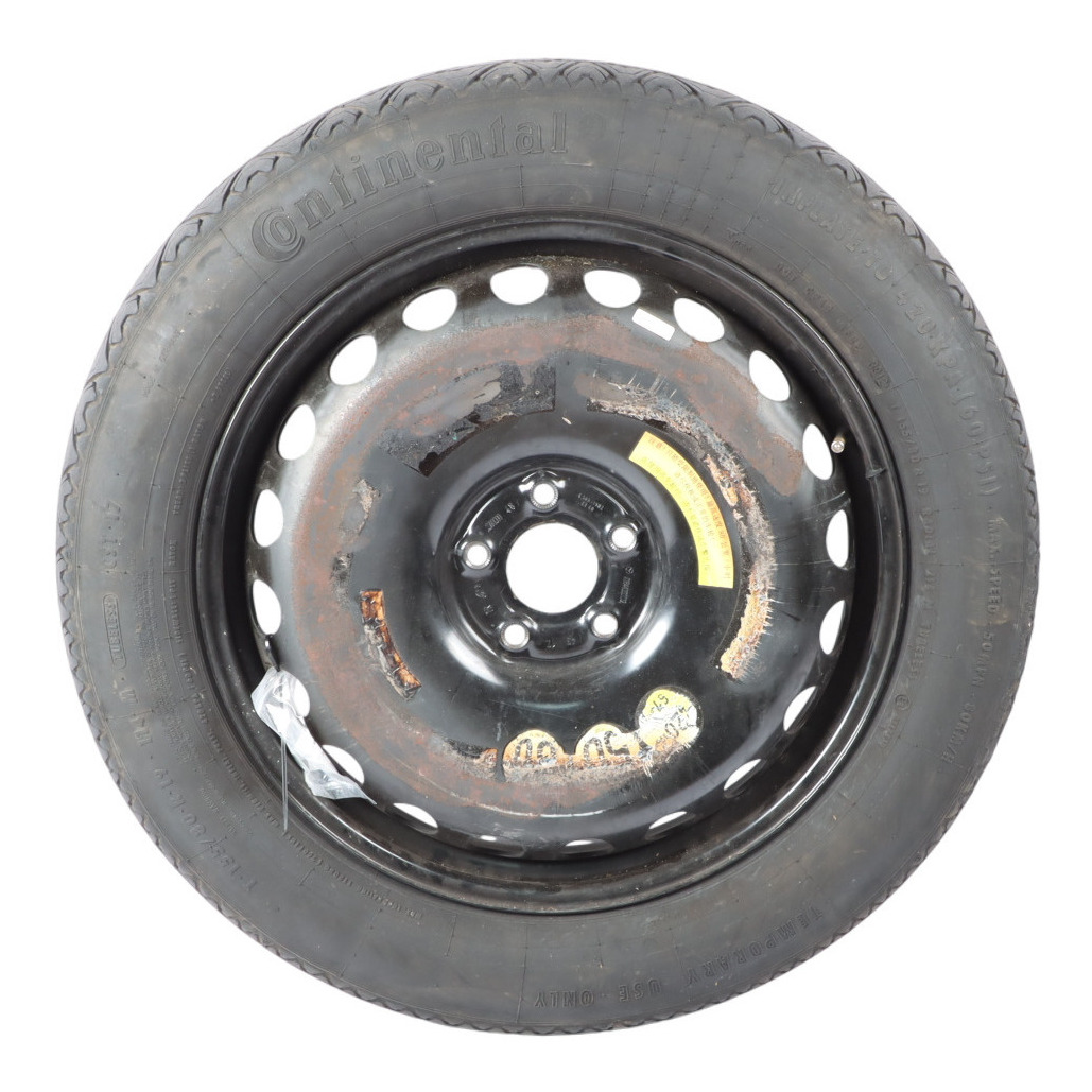 Mercedes W164 W166 Spare Wheel Steel 18" 4J Tyre Dunlop R18 155/90 A1644000002