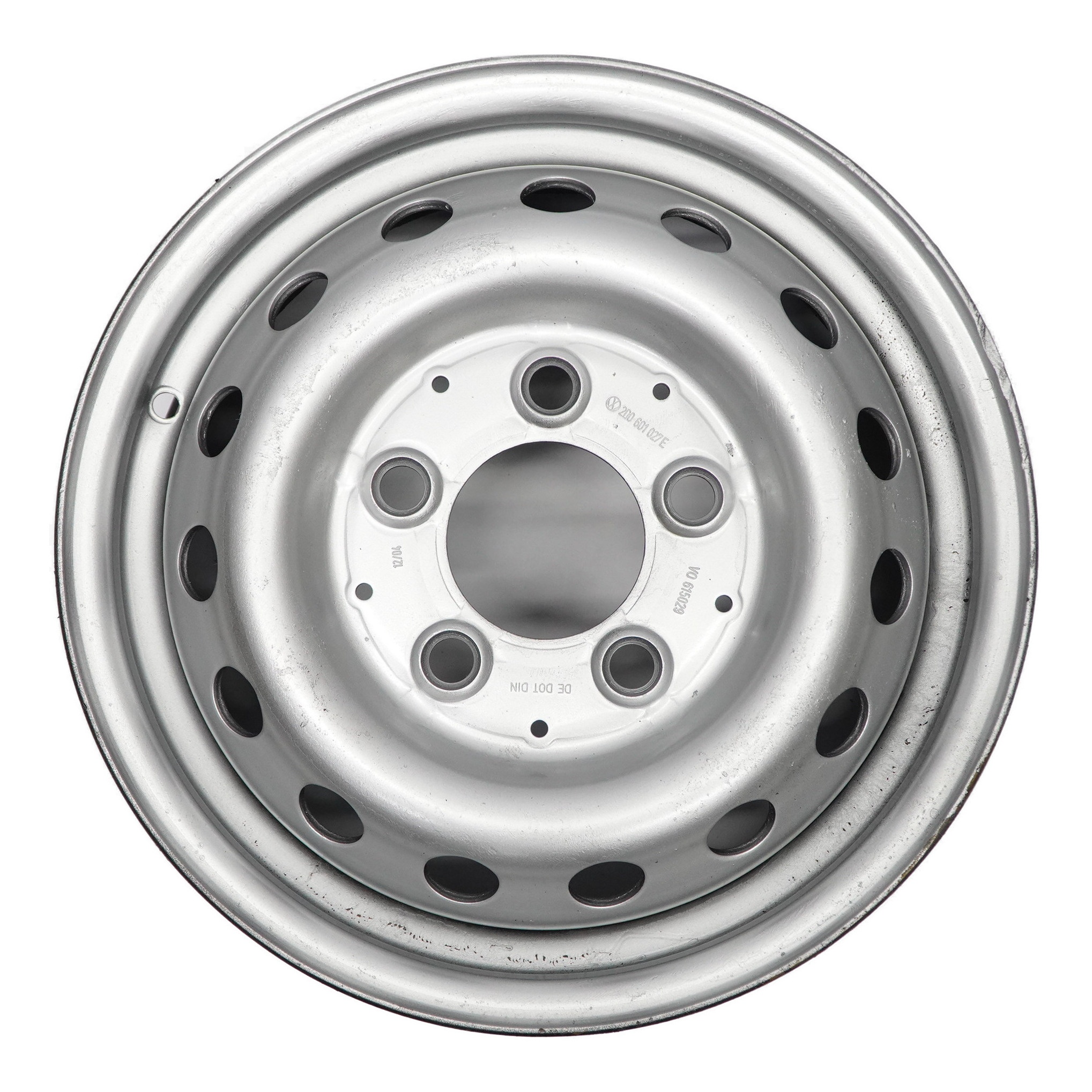 VW Volkswagen LT 35 Silver Steel Rim Wheel 15" 6J ET:75 2D0601027E