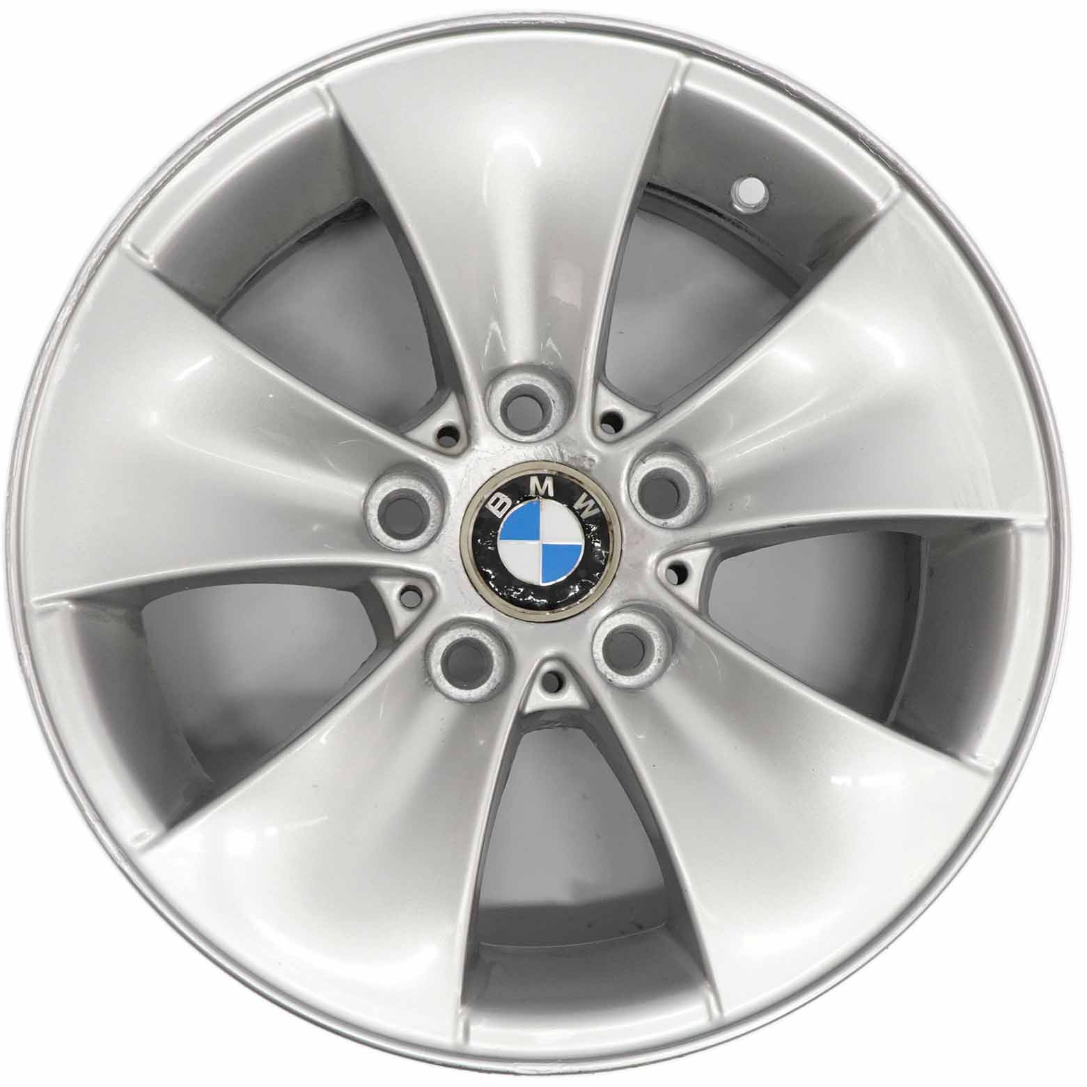 BMW E90 E91 Silver Alloy Wheel Rim 16" 7J ET:34 M Spider Spoke 155 6775594