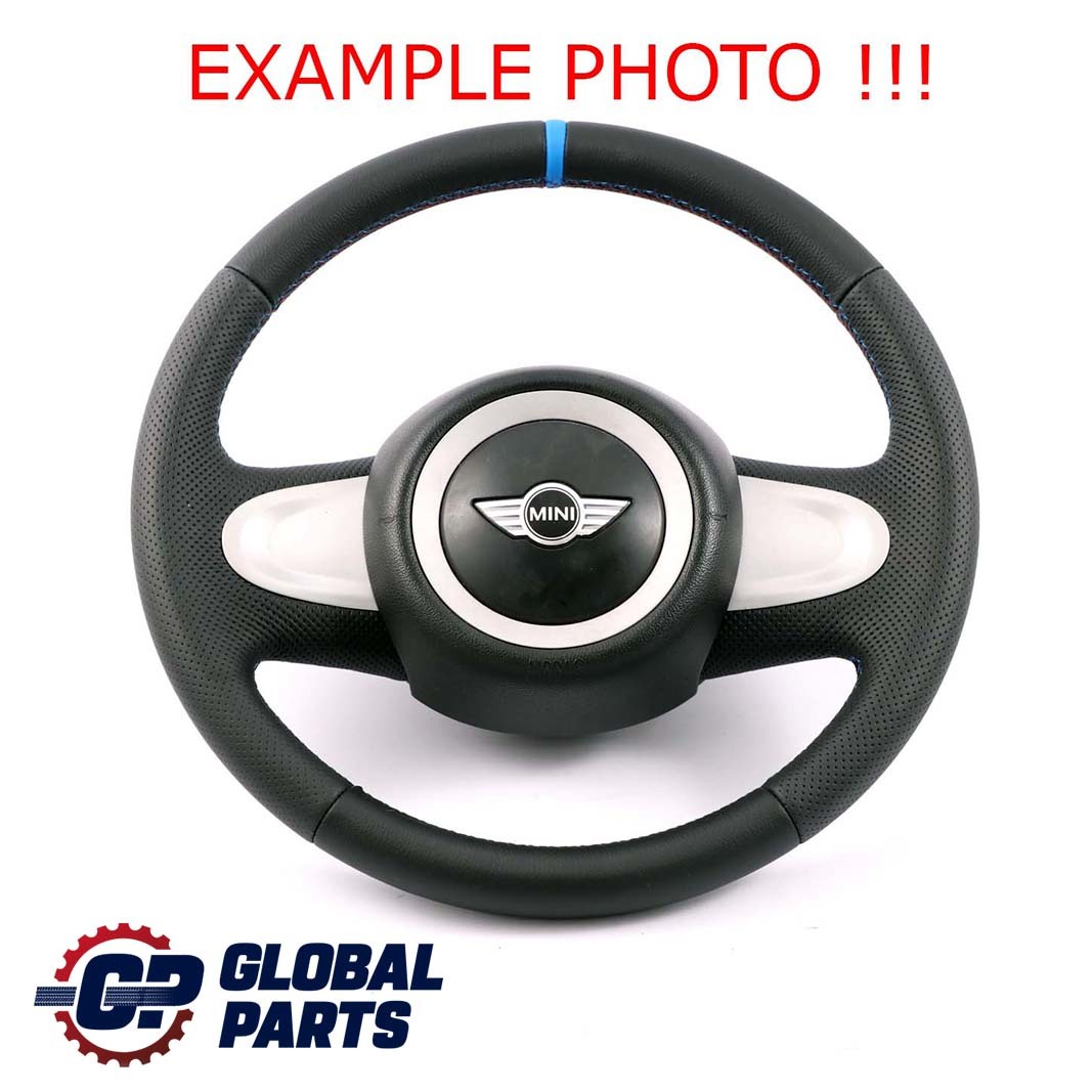 Mini Cooper One R55 R56 R57 R60 NEW Leather Sport Look Steering Wheel 2 Spoke