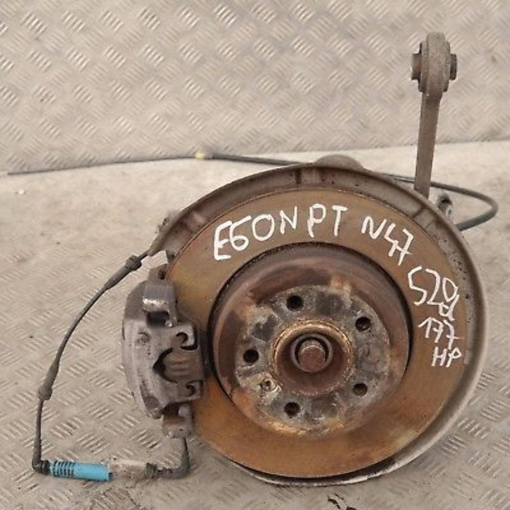 BMW E60 520d N47 Rear Right O/S Output Shaft Suspension Leg Wheel Carrier