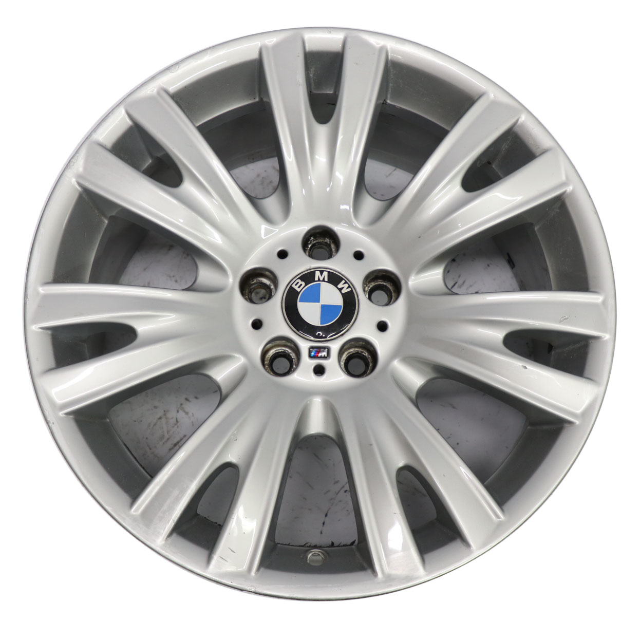 M-Sport Alloy BMW X5 E70 Silver Wheel Rim 19" V Spoke 223 ET:37 9J 8037347