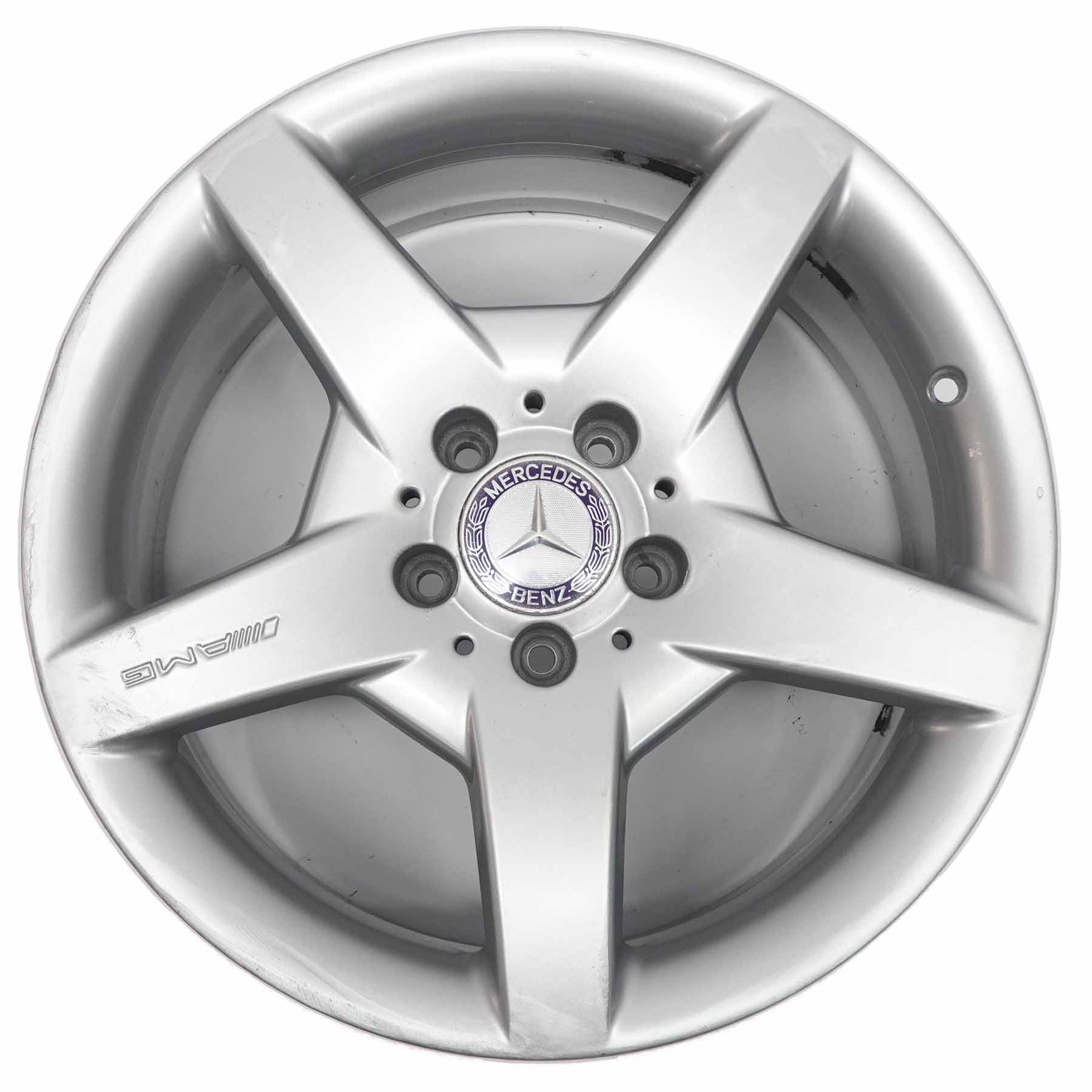 Mercedes R171 AMG Silver Alloy Wheel Rim 17" 8,5J ET:30 5-Hole A1714011502