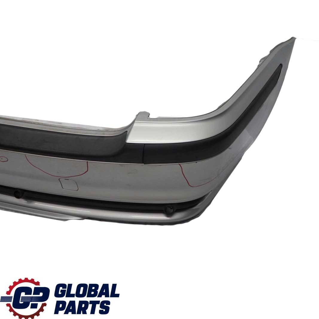 BMW 3 E46 Touring Rear Bumper Trim Panel Titansilber Titan Silver Metallic 354