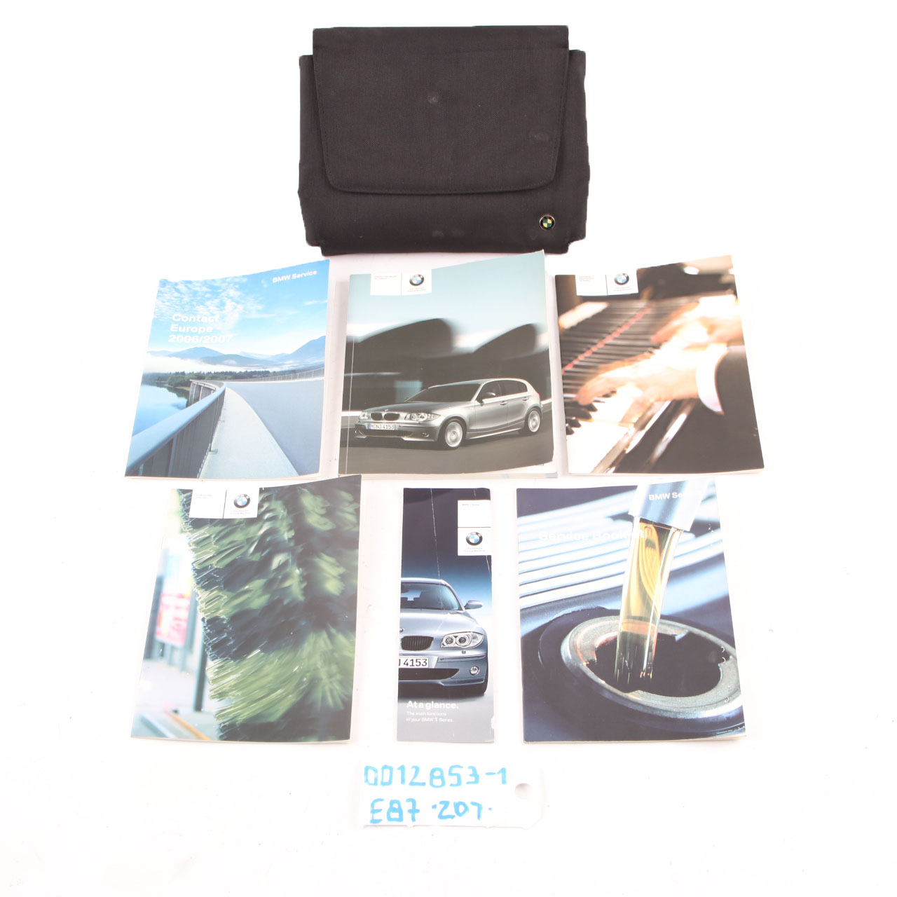 BMW E87 Service Booklet Owner's Handbook Case Pouch Wallet