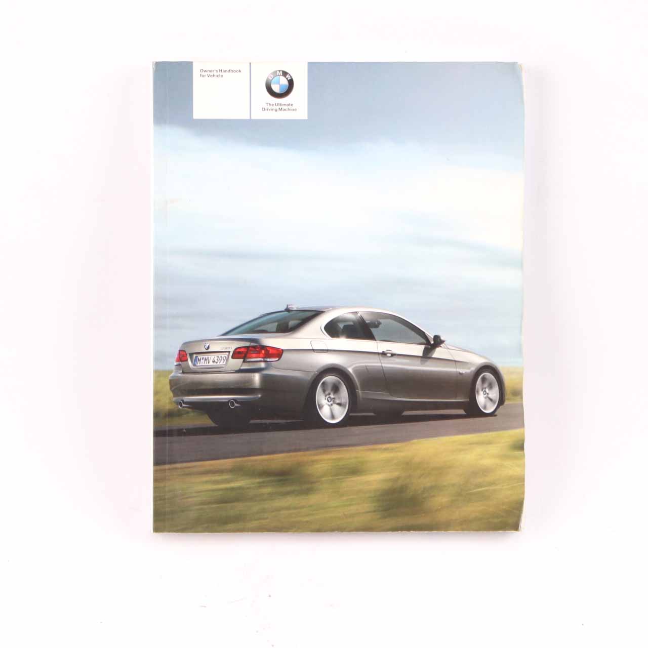 BMW E92 Coupe Owner's Handbook Service Booklet Pouch Wallet Case