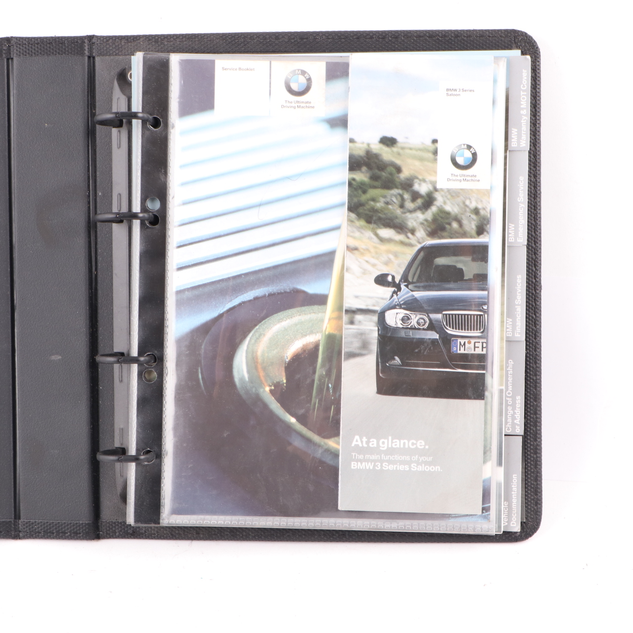 BMW E90 E91 Service Book Booklet Handbook Pouch Case Set