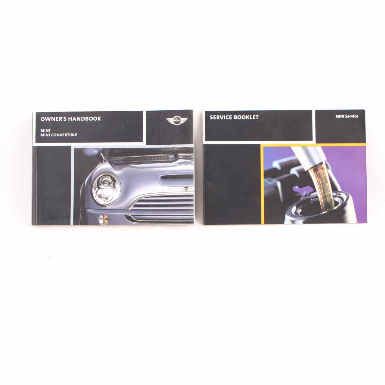 Mini Cooper R50 R53 Service Booklet Owner's Handbook Book Pouch Case Wallet Set