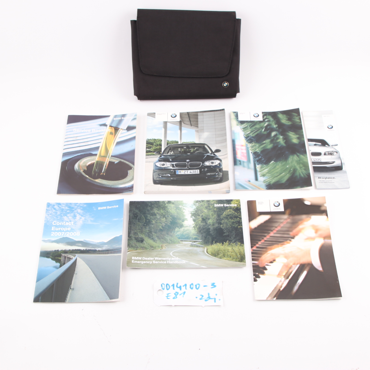 BMW E81 E87 LCI Service Booklet Owner's Handbook Manual Pouch Case Wallet