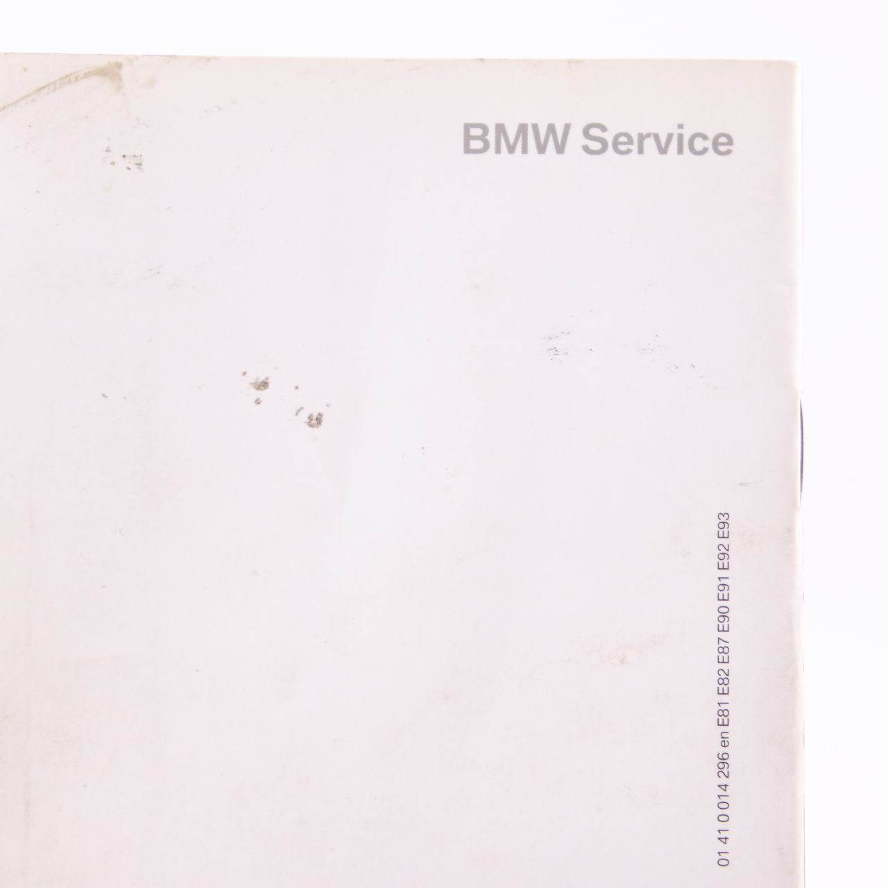 BMW E87 E90 Service Booklet Book 0014296 09/2007-09/2008