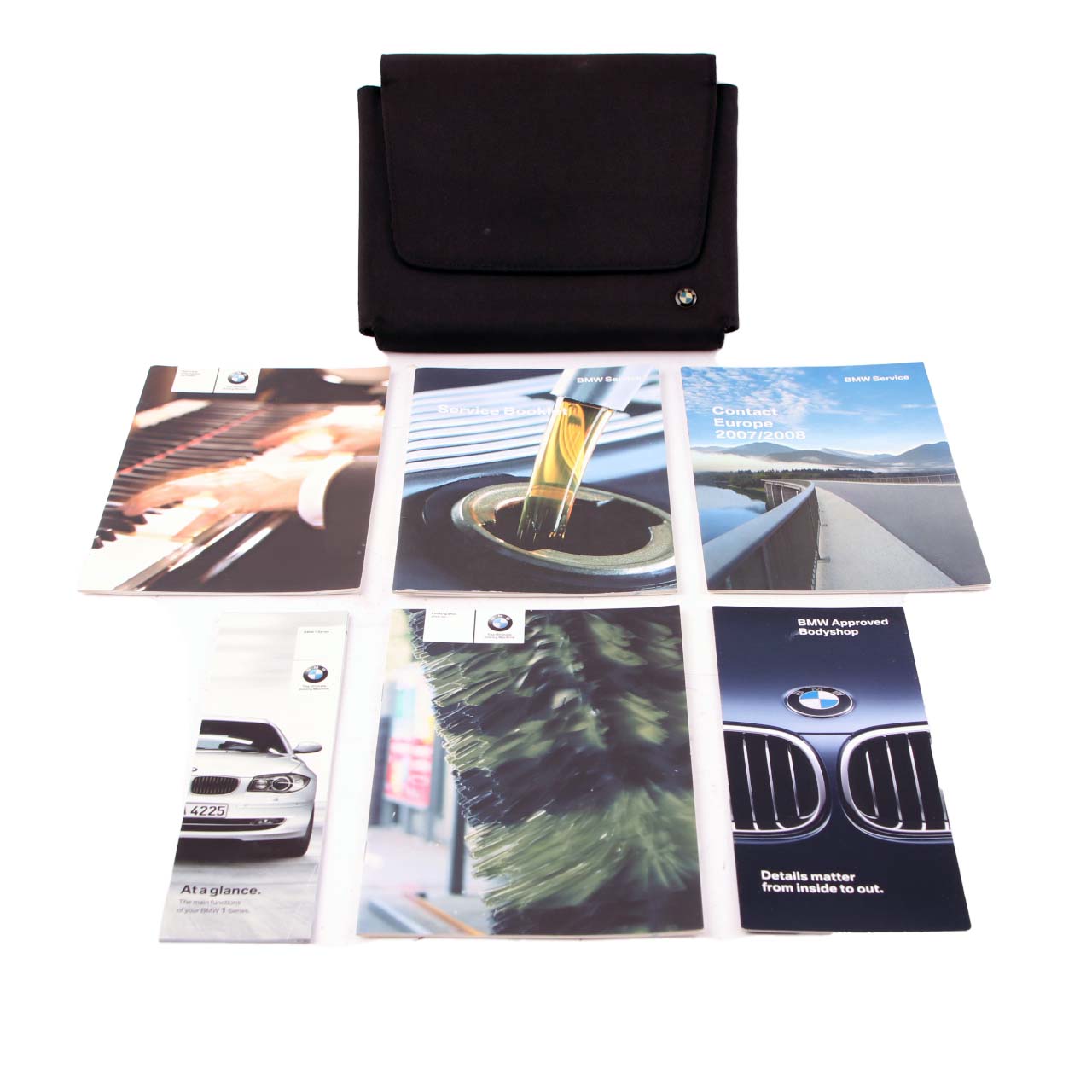 BMW 1 E81 E87 LCI 3 Service Booklet Book Case Wallet Pouch Slipcase