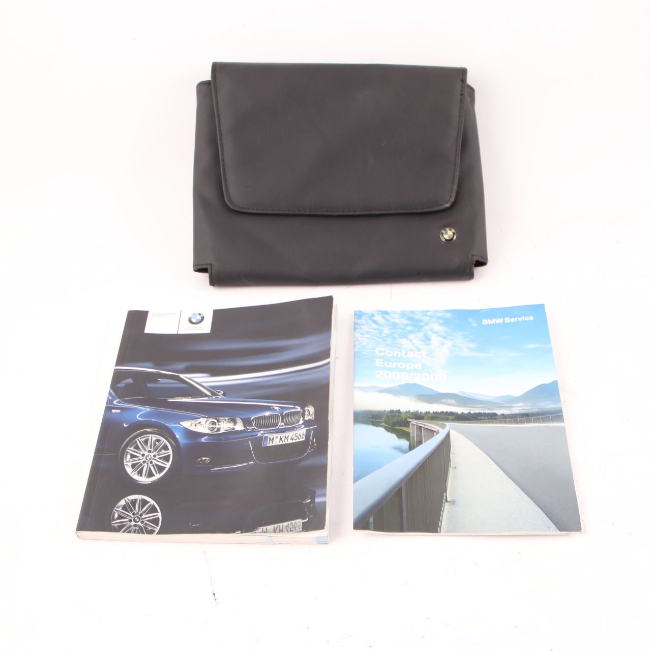 BMW E82 E88 Owner's Handbook Book Set Case Pouch 0014907