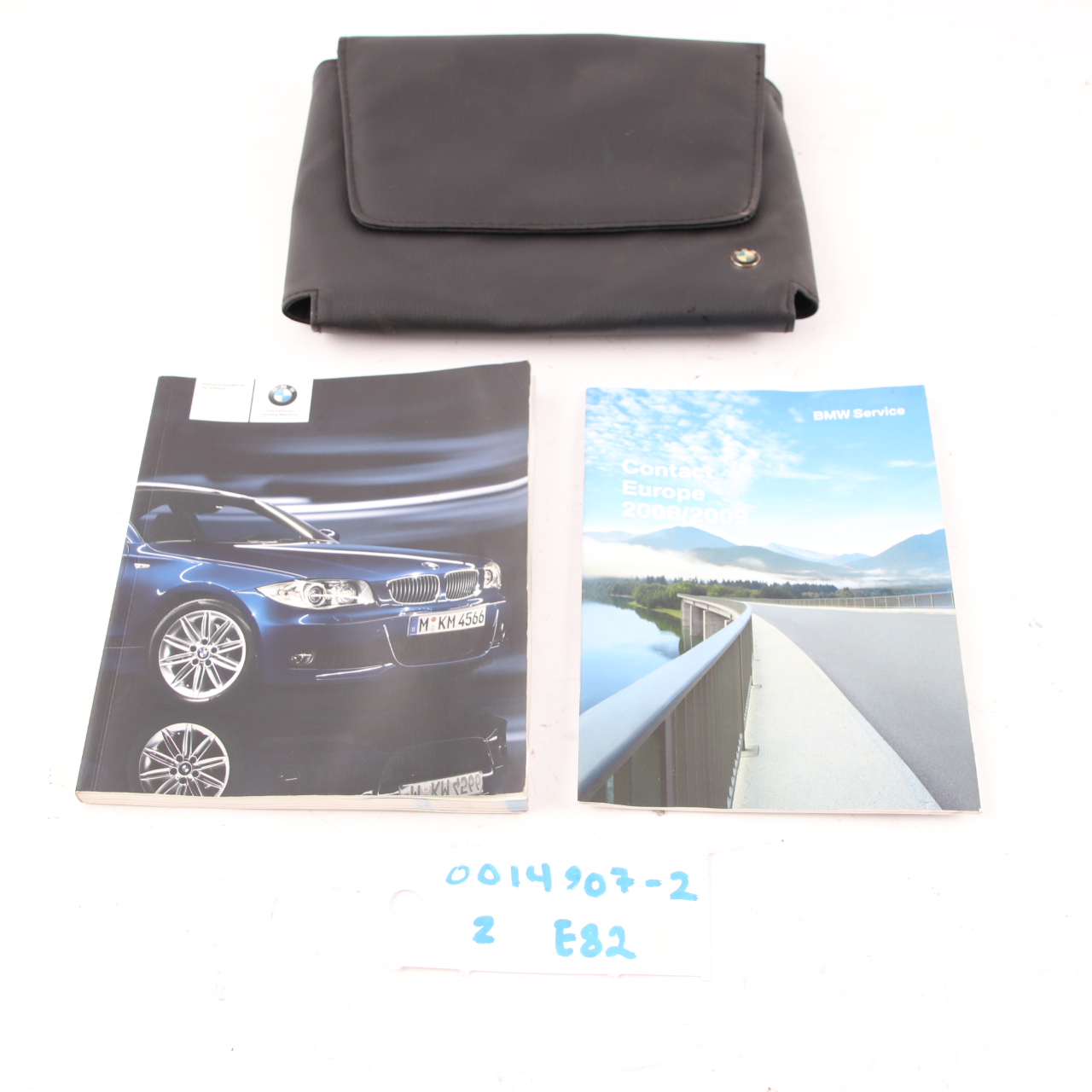 BMW E82 E88 Owner's Handbook Book Set Case Pouch 0014907