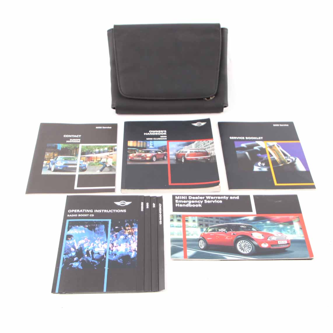 Mini R56 Owner's Handbook Radio Instructions Pouch Case Wallet Set