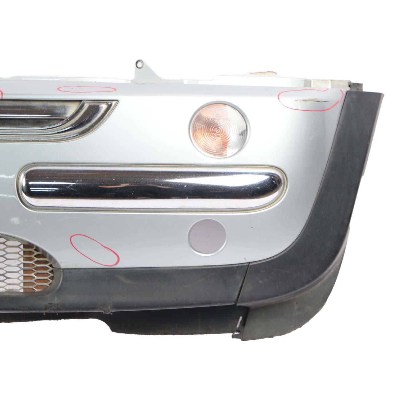 Mini R50 Complete Front Bumper Panel Pure Silver Metallic - 900