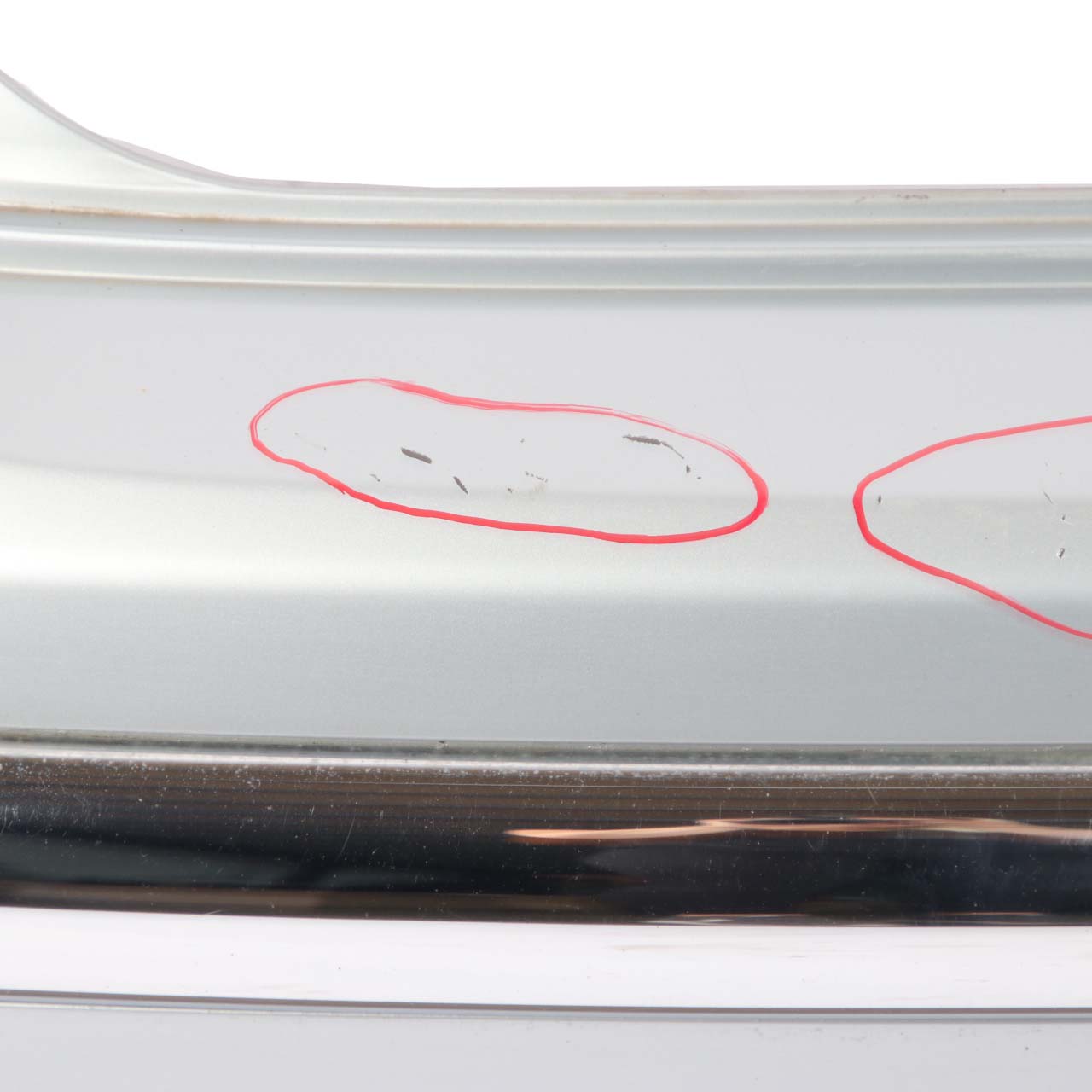 Mini R50 Rear Bumper Trim Cover Panel Pure Silver Metallic - 900