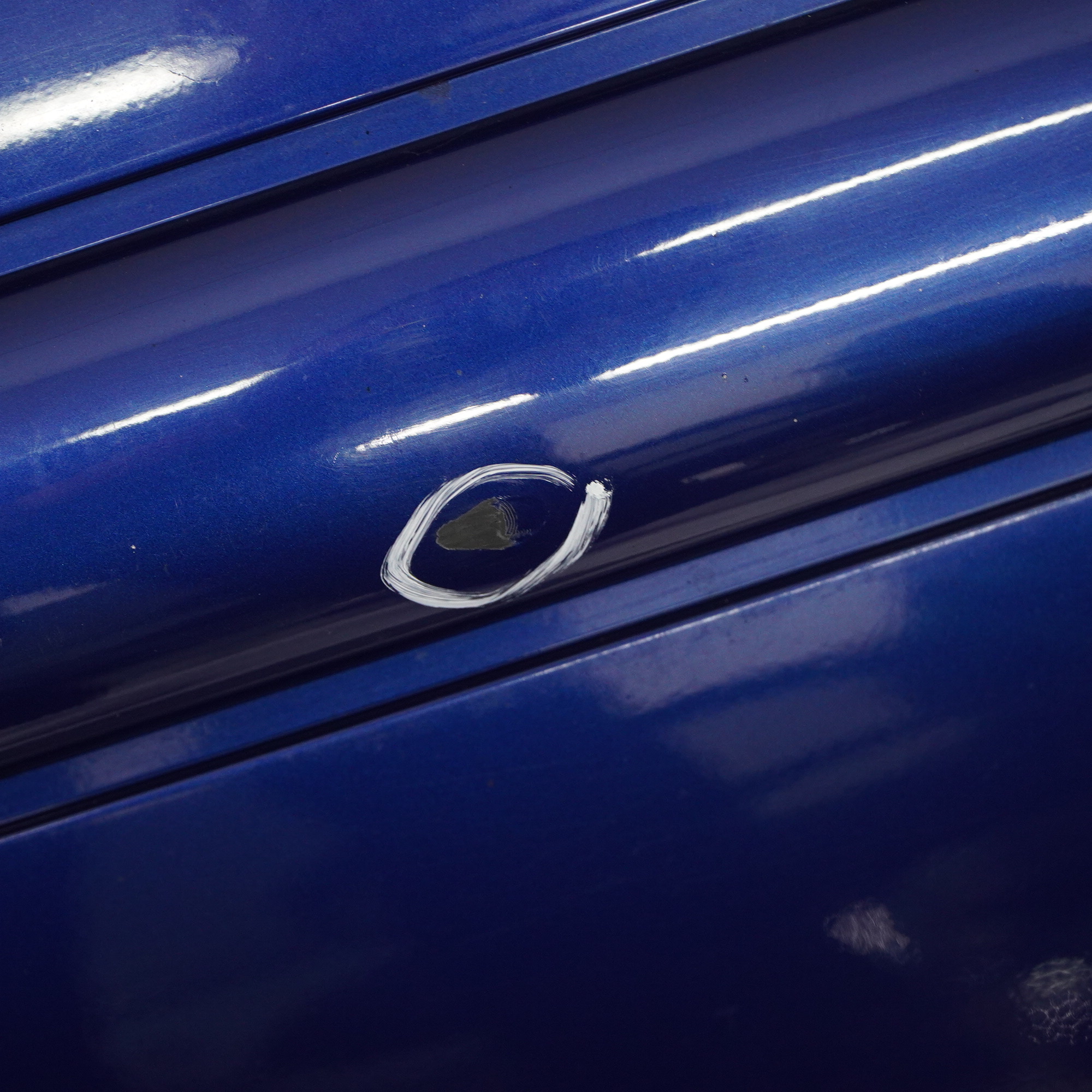 Mini R50 Rear Bumper Panel Trim Covering Indi Blue Metallic - 862