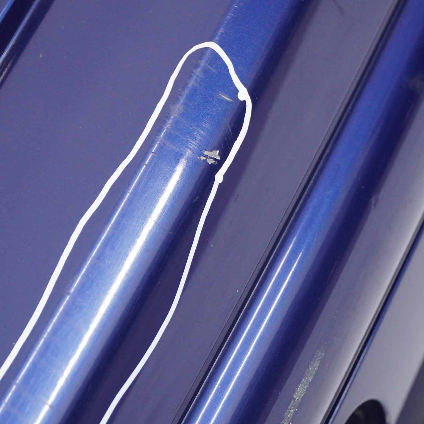 Rear Bumper Mini R50 Rear Covering Trim Panel PDC Indi Blue Metallic - 862