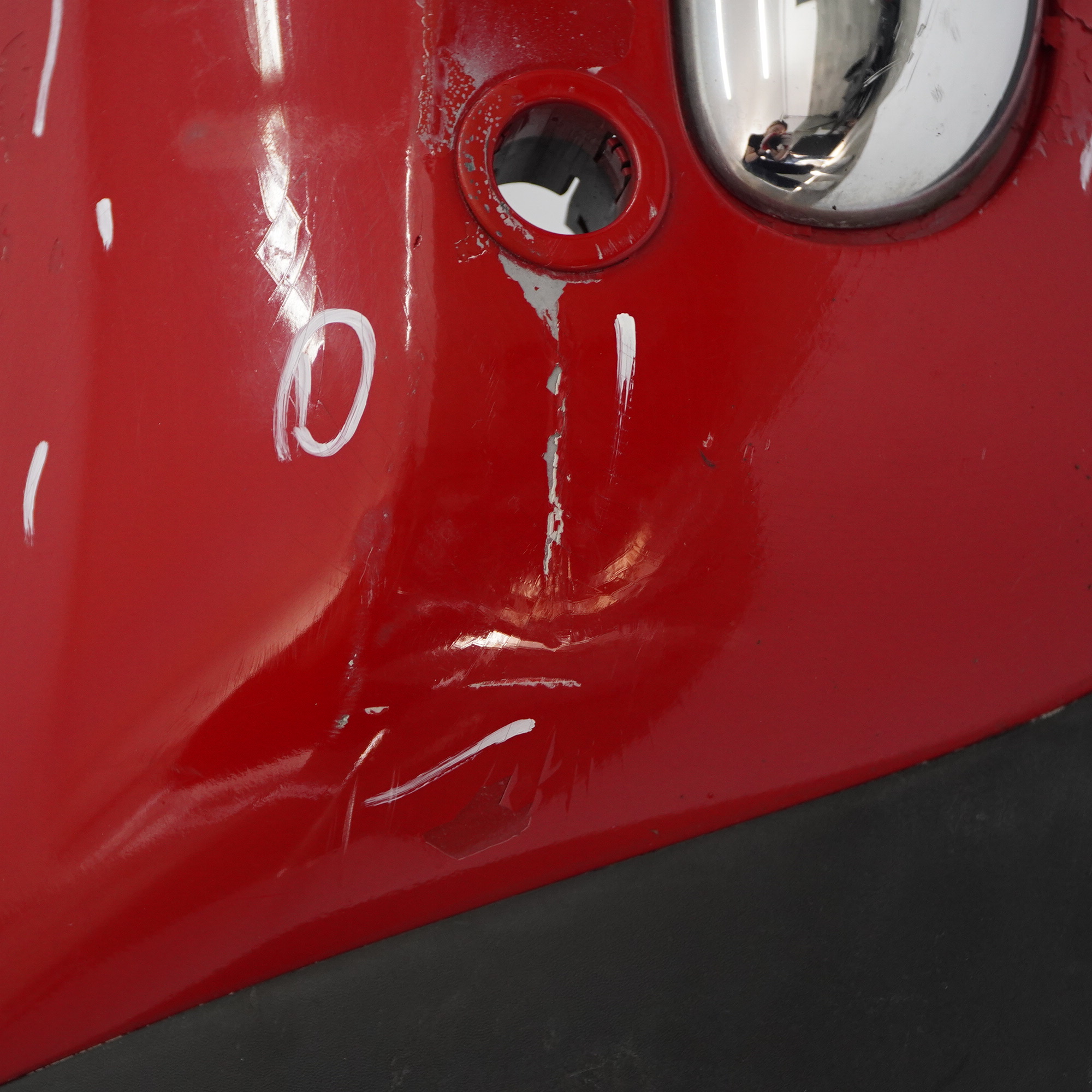 Rear Bumper Mini R50 Cooper PDC Trim Panel Chili Red - 851