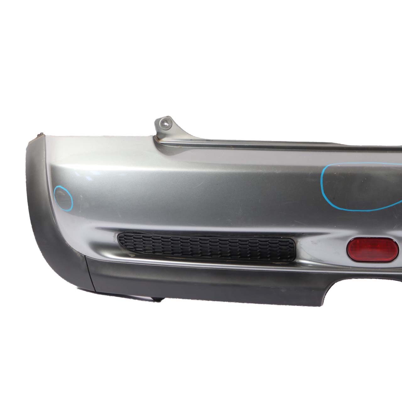 Mini Cooper S R53 Rear Bumper Panel Dark Silver Metallic - 871