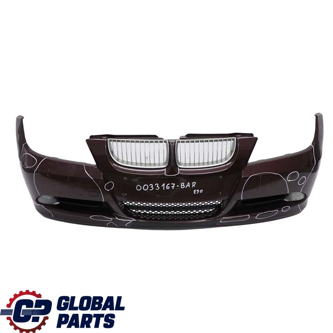 BMW 3 E90 E91 Front Bumper Trim Panel Complete Barberarot Barbera Red - A39