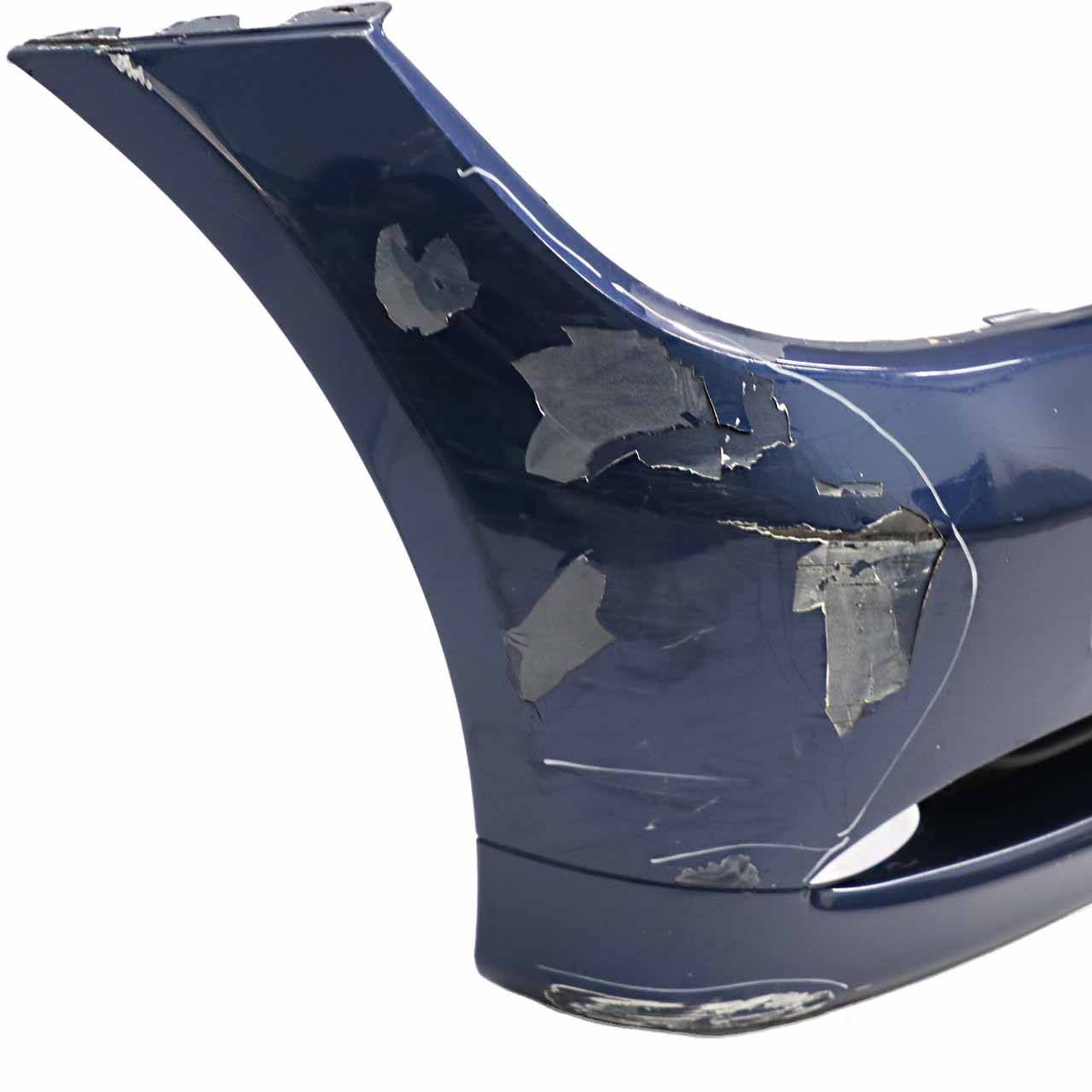 BMW E90 E91 Front Bumper Trim Panel Complete Mystic Blue Metallic - A07