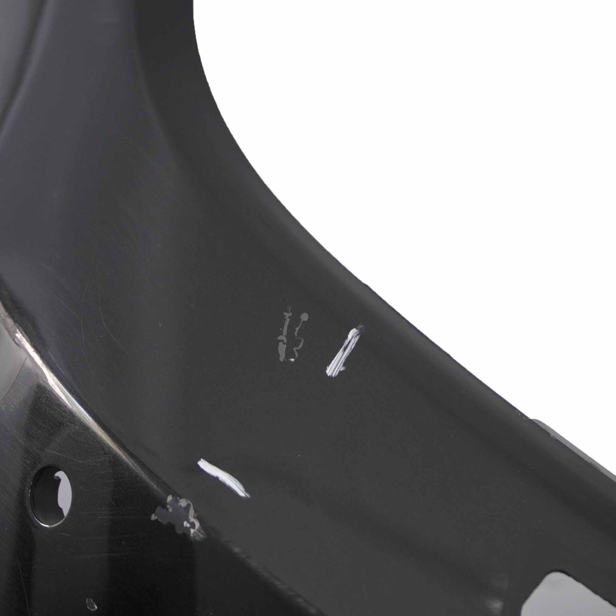 BMW E90 E91 Front Bumper Trim Panel Complete Black Sapphire Metallic - 475