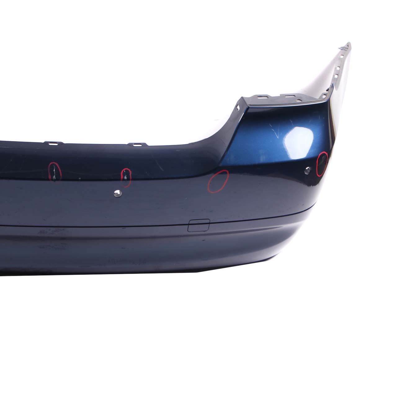 BMW 3 E90 3 Saloon Rear Bumper PDC Mysticblau Mystic Blue Metallic - A07