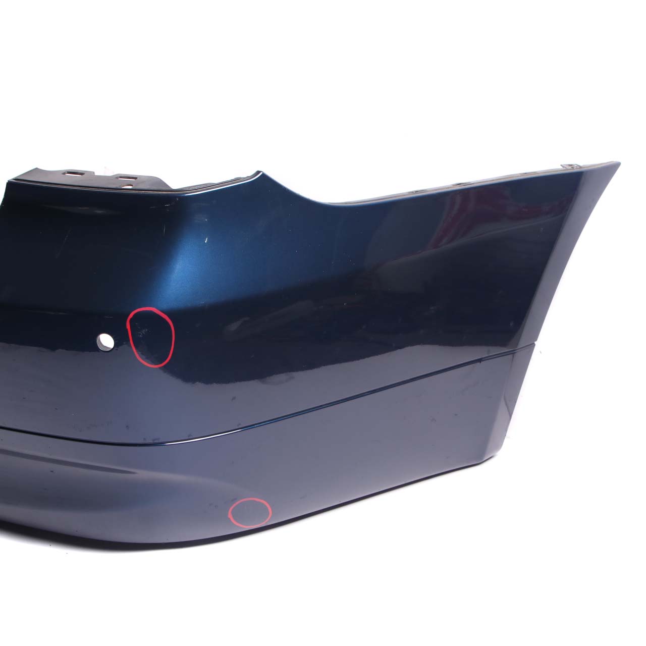 BMW 3 E90 3 Saloon Rear Bumper PDC Mysticblau Mystic Blue Metallic - A07