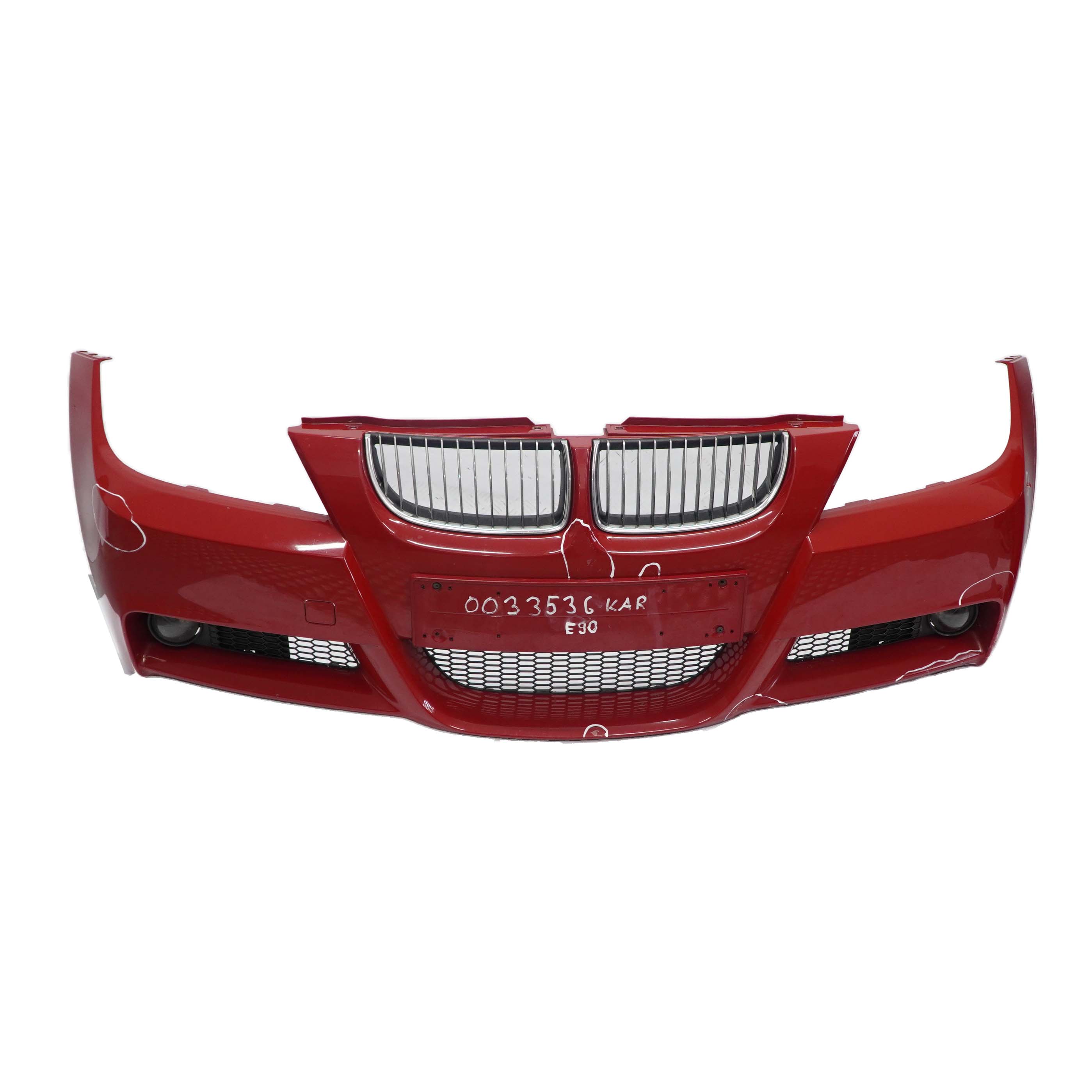 BMW 3 E90 E91 M Sport Complete Front Bumper Trim Panel Karmesinrot Red - A61