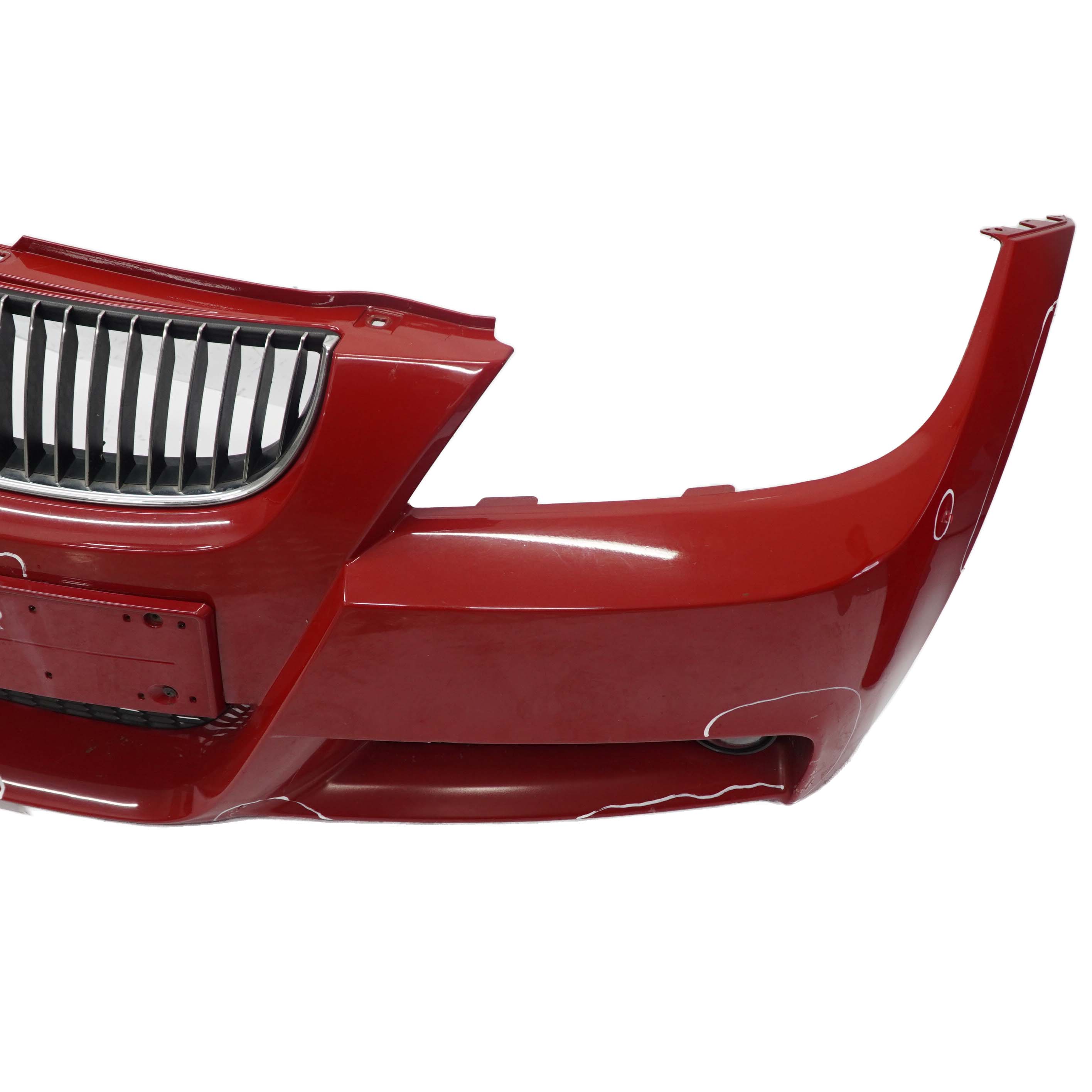 BMW 3 E90 E91 M Sport Complete Front Bumper Trim Panel Karmesinrot Red - A61