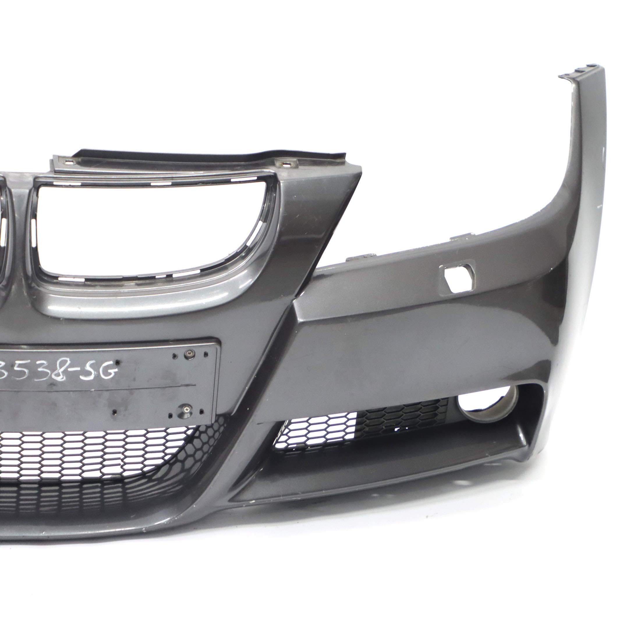 BMW E90 Front Bumper Panel Trim M Sport Complete E91 Sparkling Graphite - A22