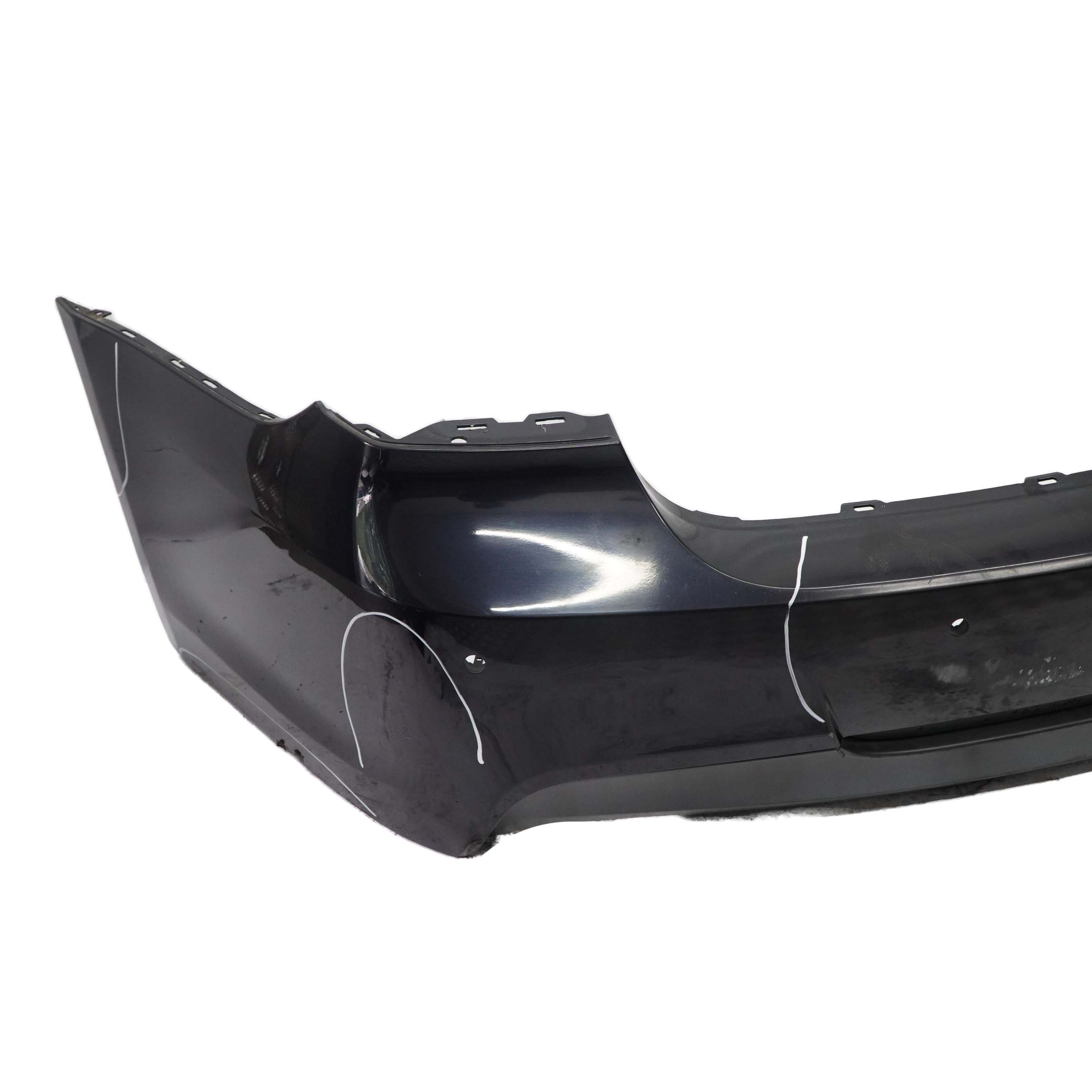 BMW 3 E90 1 M Sport Rear Bumper PDC Carbonschwarz Carbon Black Metallic - 416