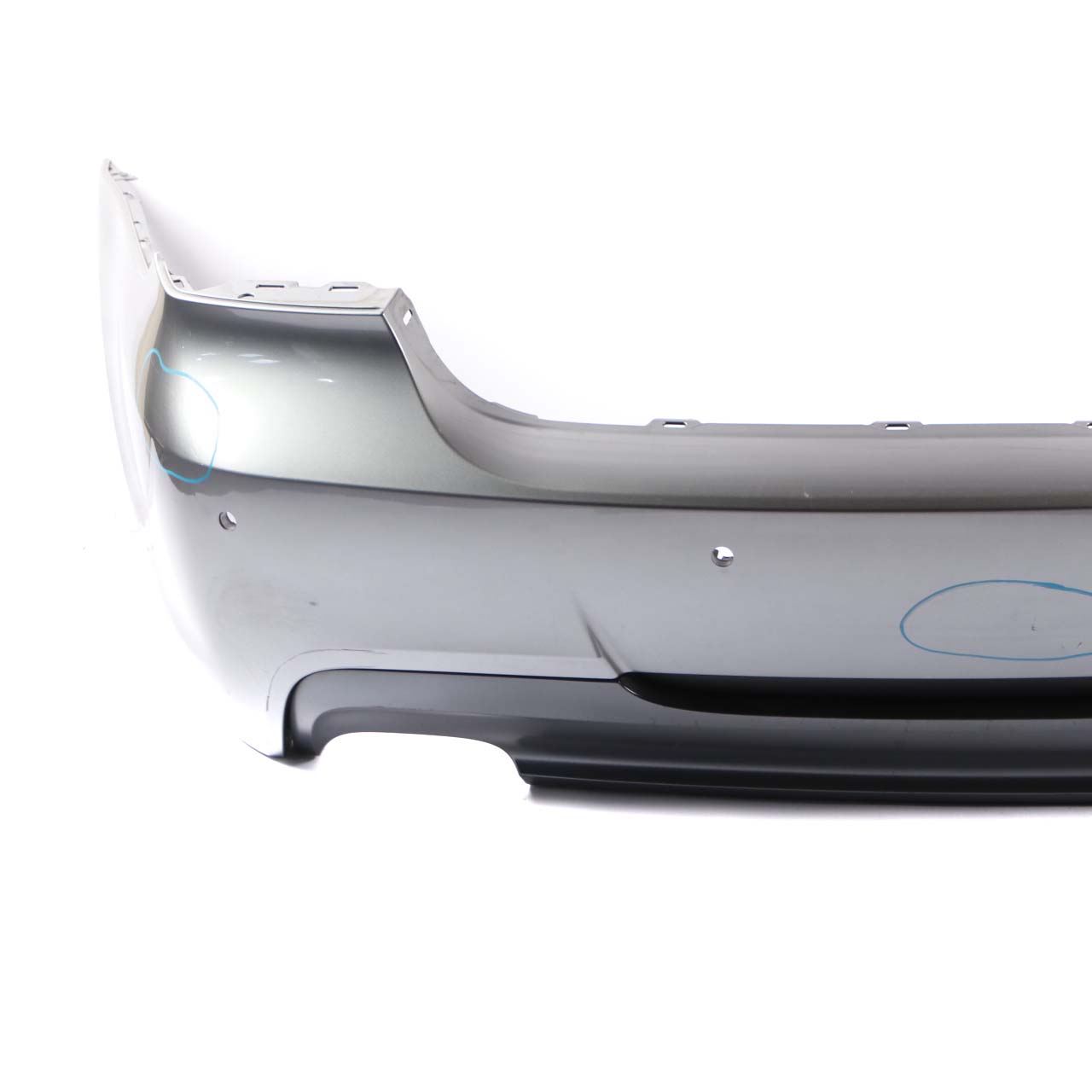 BMW 3 E90 M Sport Rear Bumper PDC Spacegrau Space Grey Metallic - A52