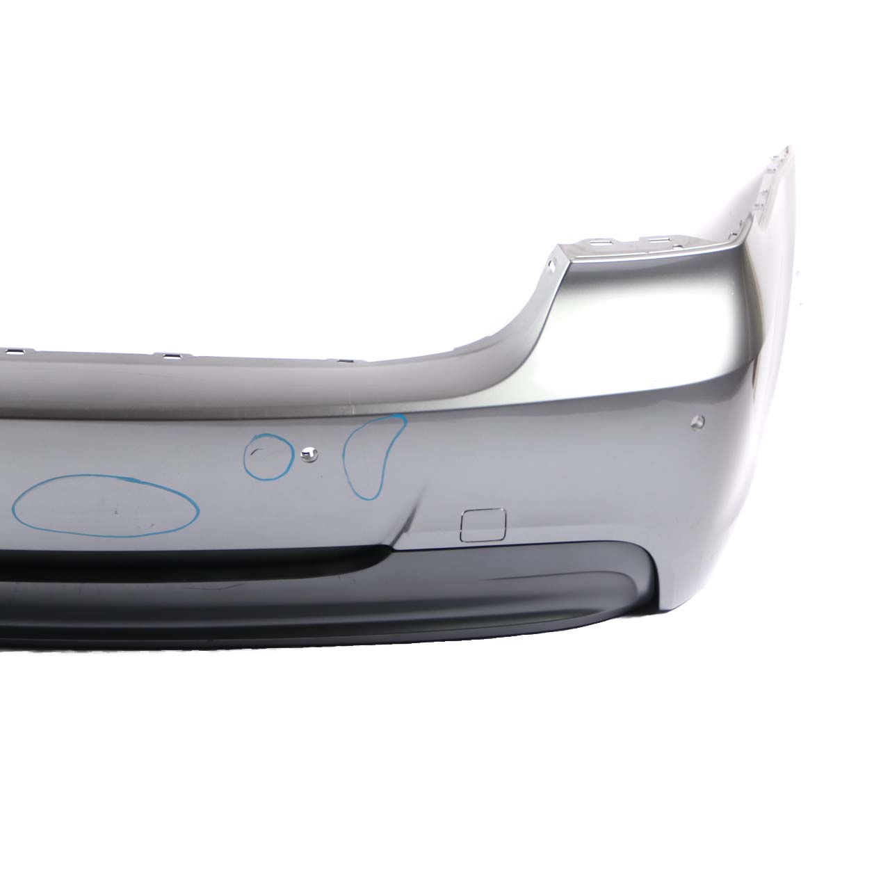 BMW 3 E90 M Sport Rear Bumper PDC Spacegrau Space Grey Metallic - A52