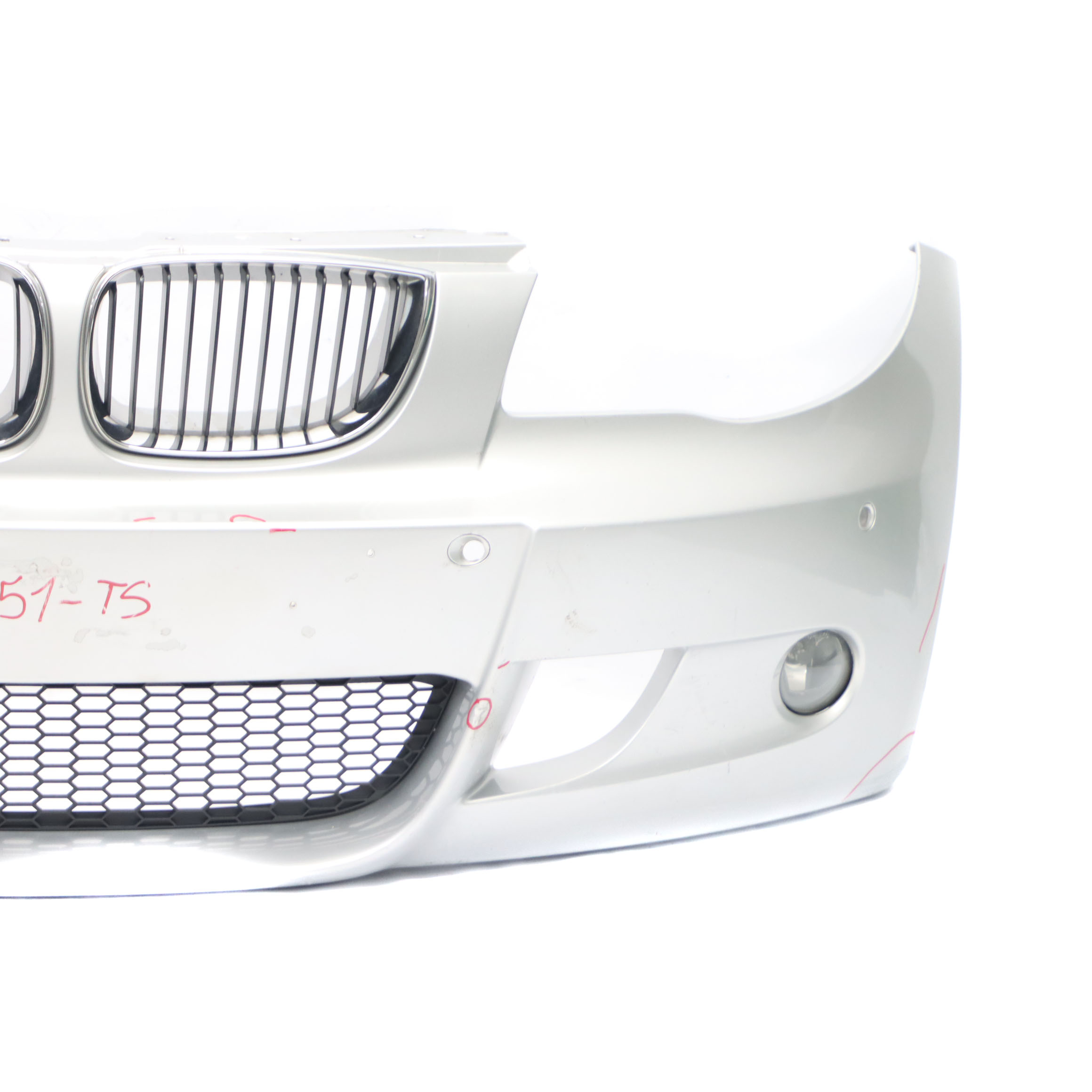 BMW E81 E87 Front Bumper M Sport Trim Panel PDC Titansilber Silver - 354