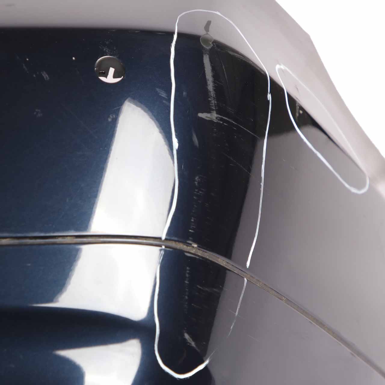 BMW E91 Touring Rear Bumper Trim Panel PDC Monacoblau Monaco Blue - A35