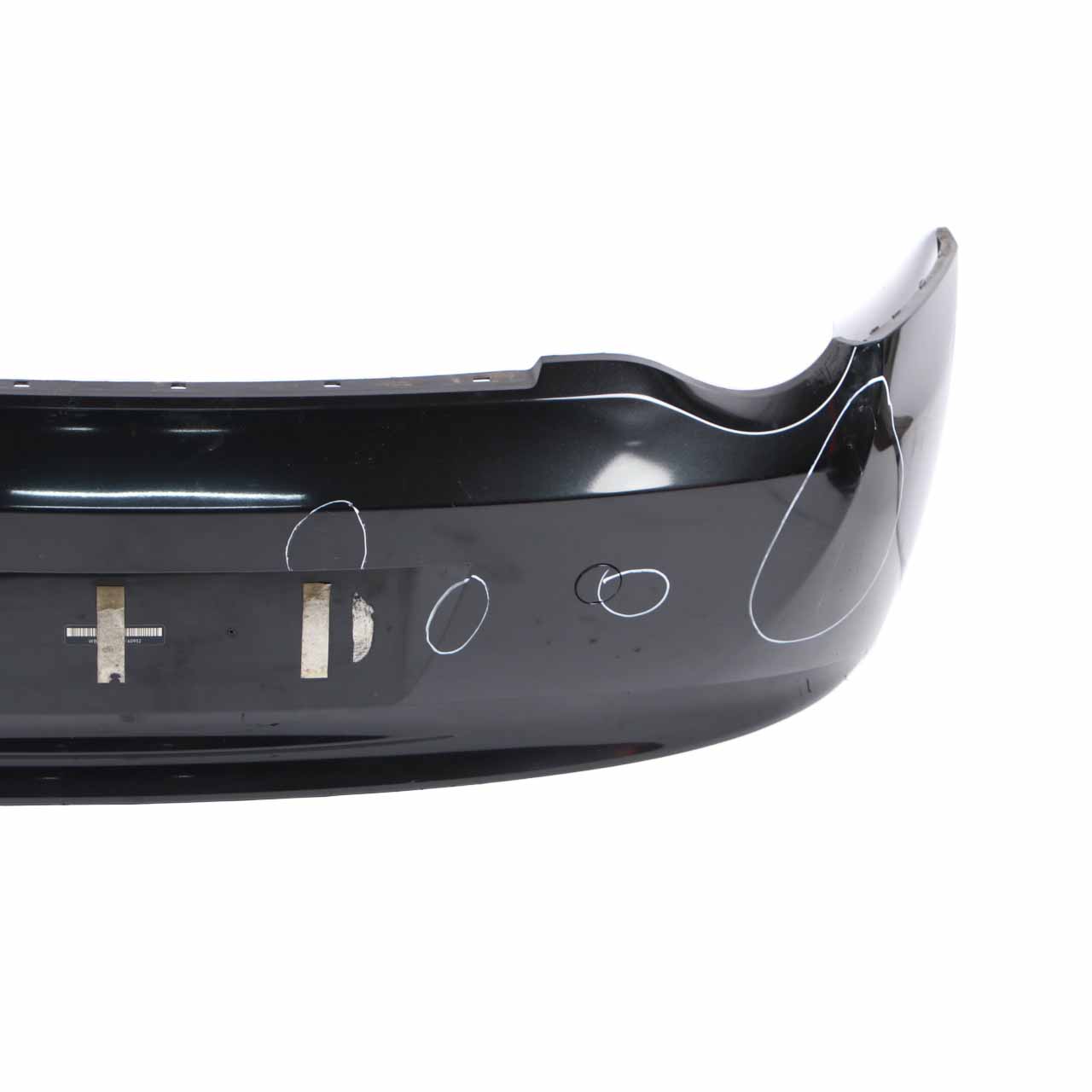 BMW Z4 E85 Rear Bumper Trim Panel Covering Beam Black Sapphire Metallic - 475