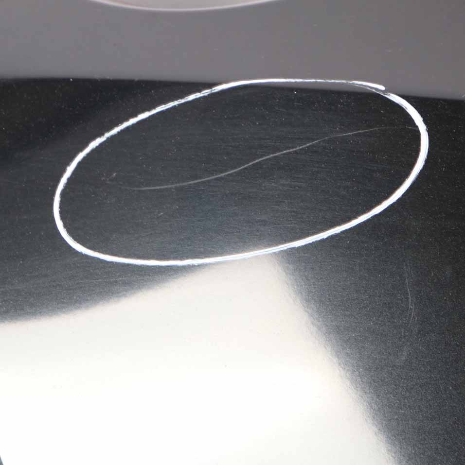 BMW Z4 E85 Rear Bumper Trim Panel Covering Beam Black Sapphire Metallic - 475